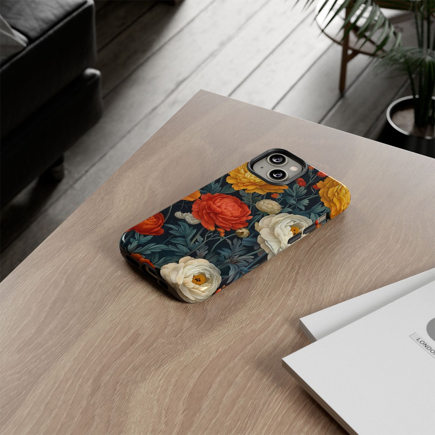 Floral Tough Case for Phones | Durable Floral Phone Cover, Boho Chic, Unique Gift for Her, Phone Protection, Flower Design