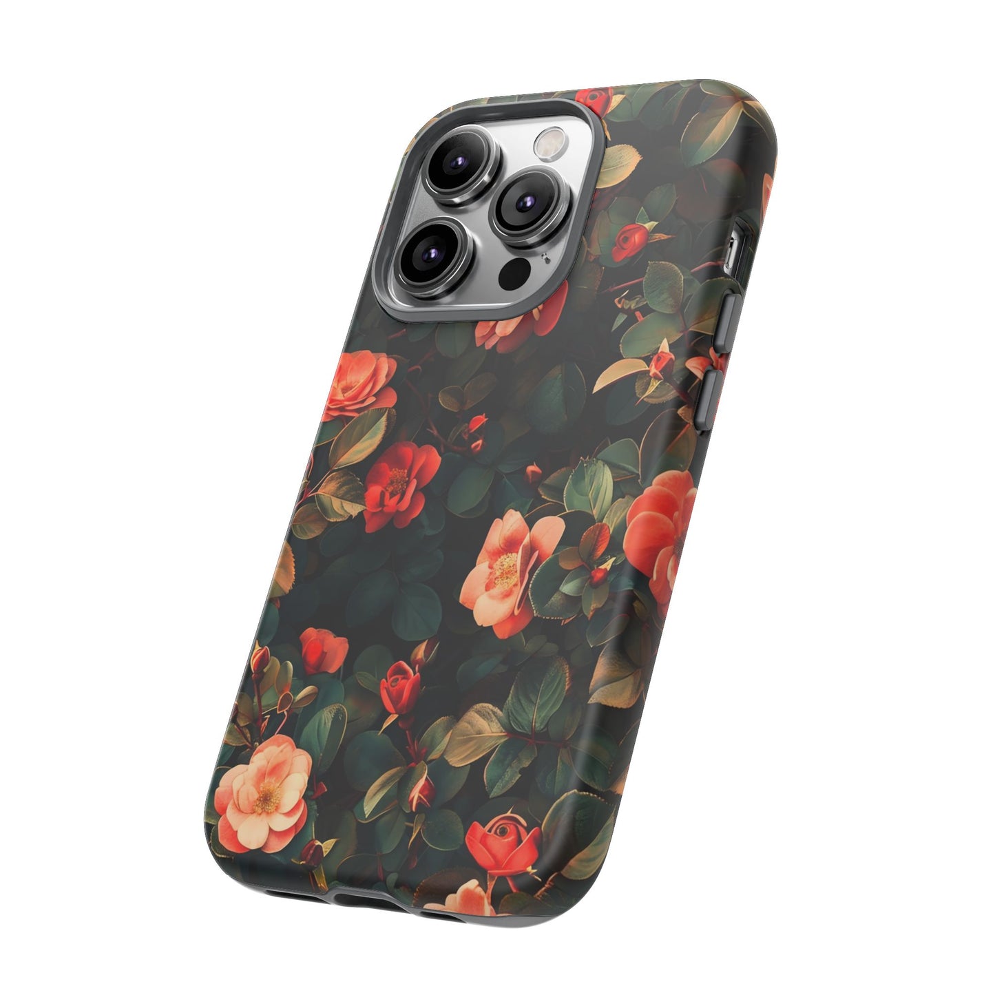Floral Phone Case - Elegant Floral Design, Tough Protective Case, Perfect Gift for Her, Trendy Phone Accessories, Mother’s Day, Birthday
