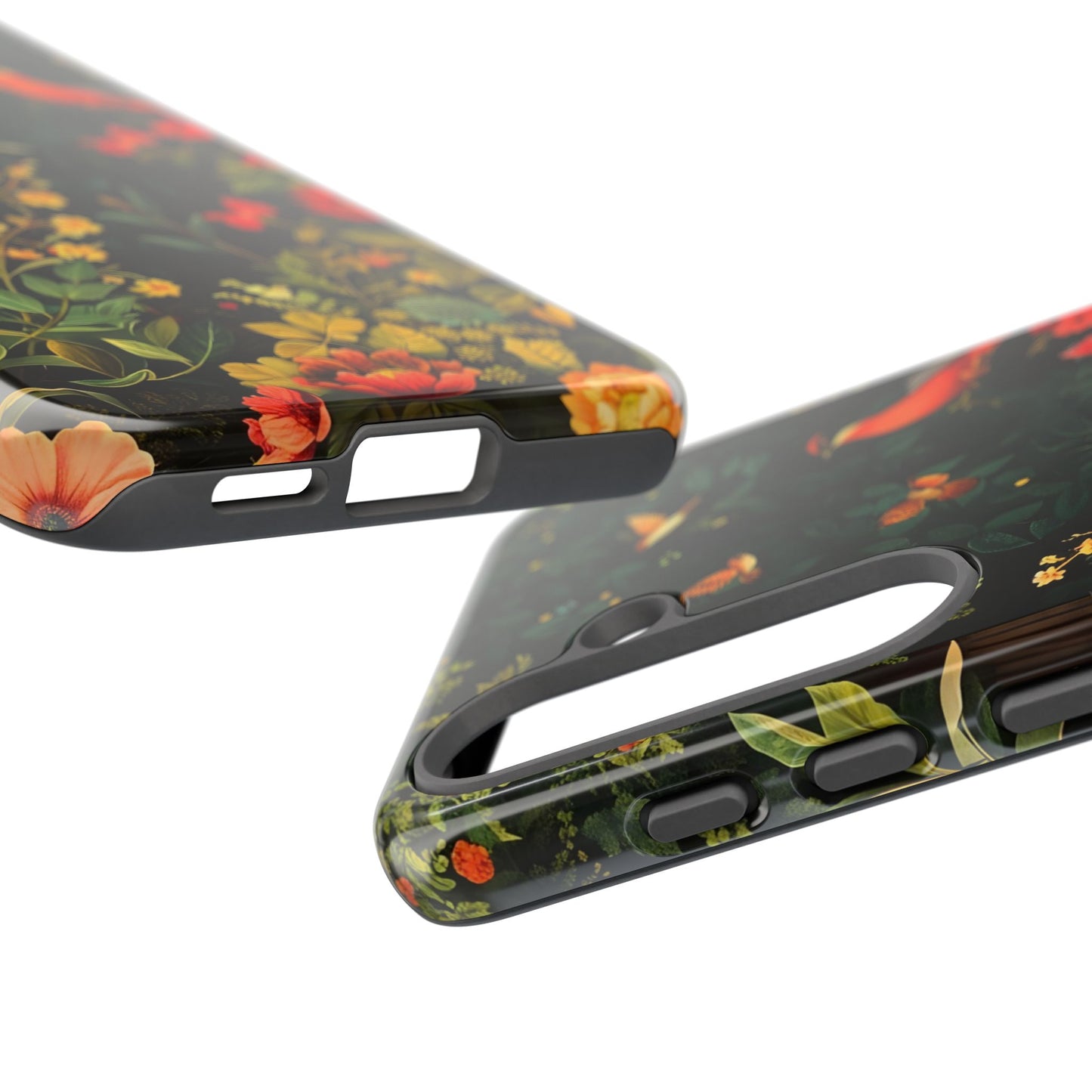 Floral Tough Phone Case, Nature-Inspired Design, Ideal for Garden Lovers, Gift for Birthdays, Christmas, Eco-Friendly Accessory