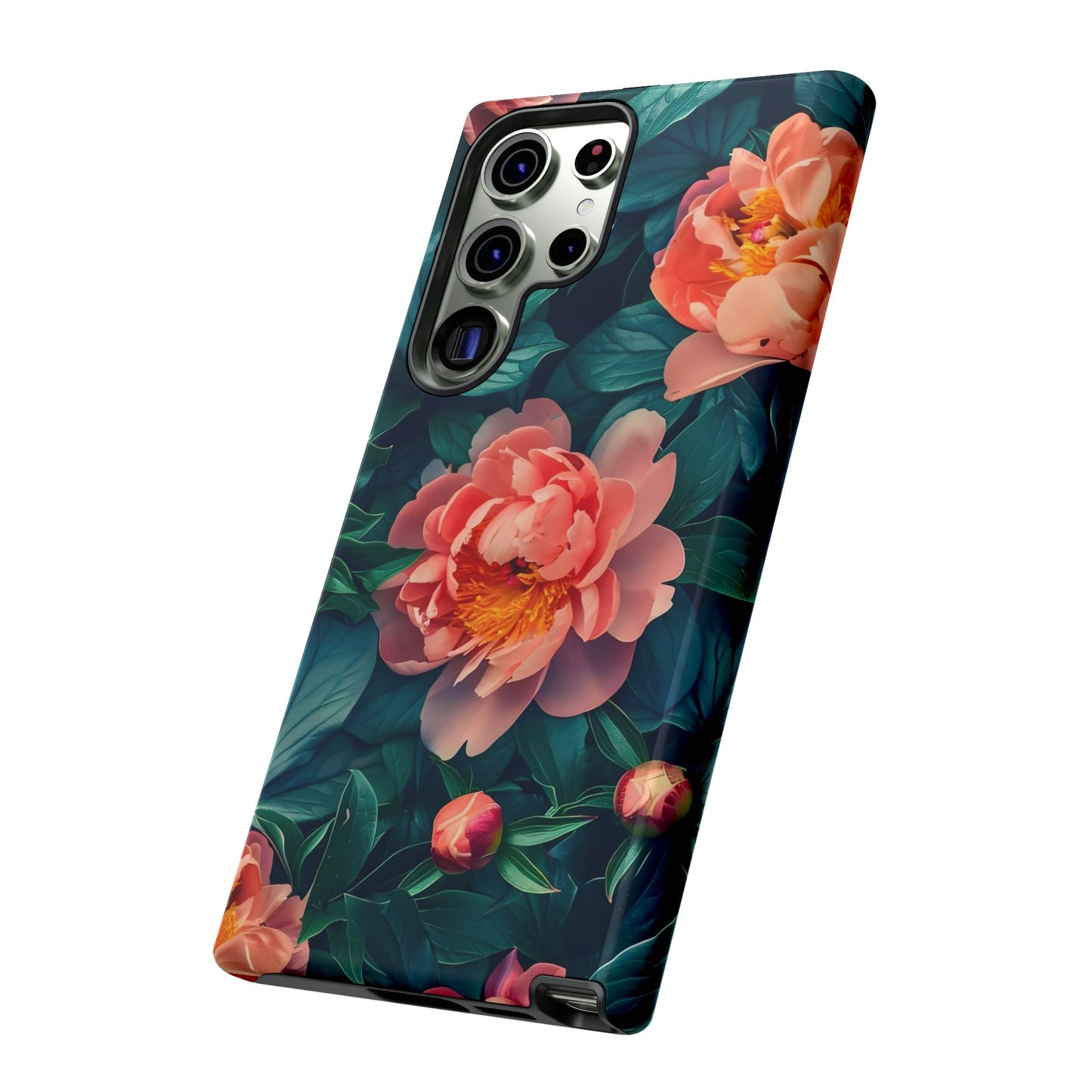 Floral Phone Case - Tough Cases, Flower Design, Botanical Art, Phone Accessory, Gift for Her, Nature Lovers