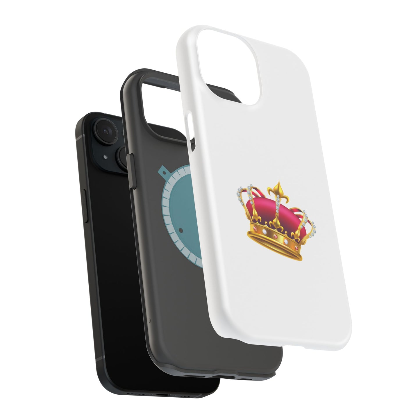 Crown Magnet Phone Cases, Trendy iPhone Covers, Gifts for Her, Birthday Accessories, Unique Custom Cases, Stylish Phone Protection