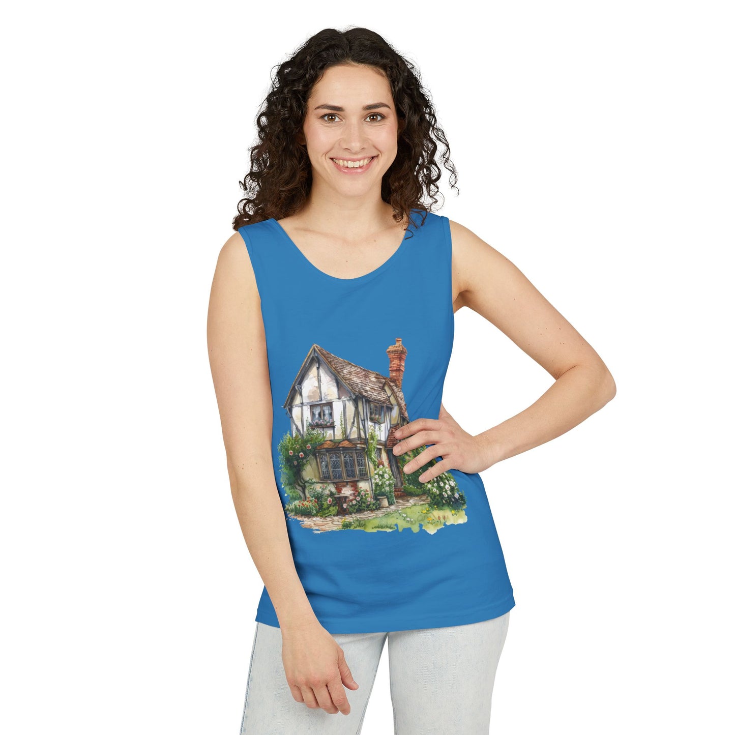 Unisex Garment-Dyed Tank Top - Trendy British House