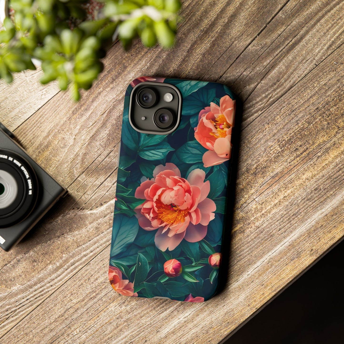 Floral Phone Case - Tough Cases, Flower Design, Botanical Art, Phone Accessory, Gift for Her, Nature Lovers