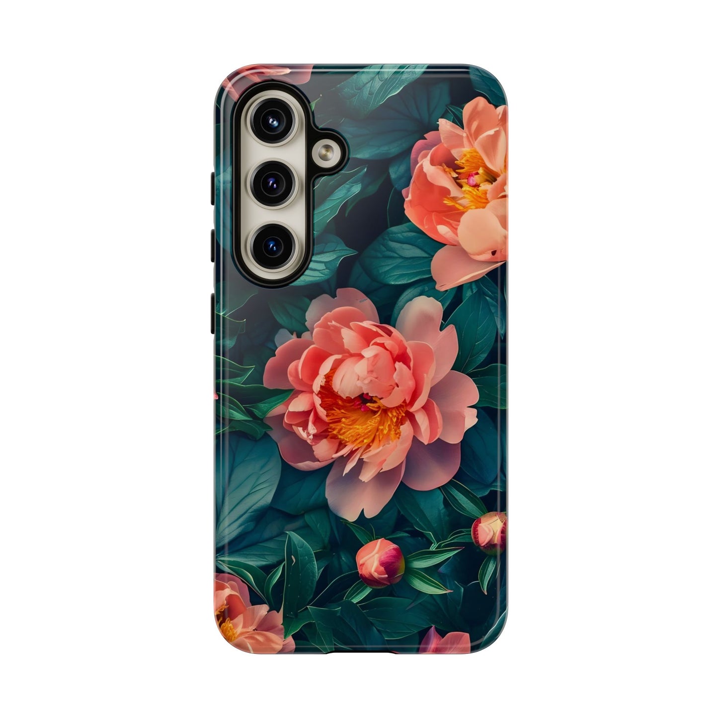 Floral Phone Case - Tough Cases, Flower Design, Botanical Art, Phone Accessory, Gift for Her, Nature Lovers