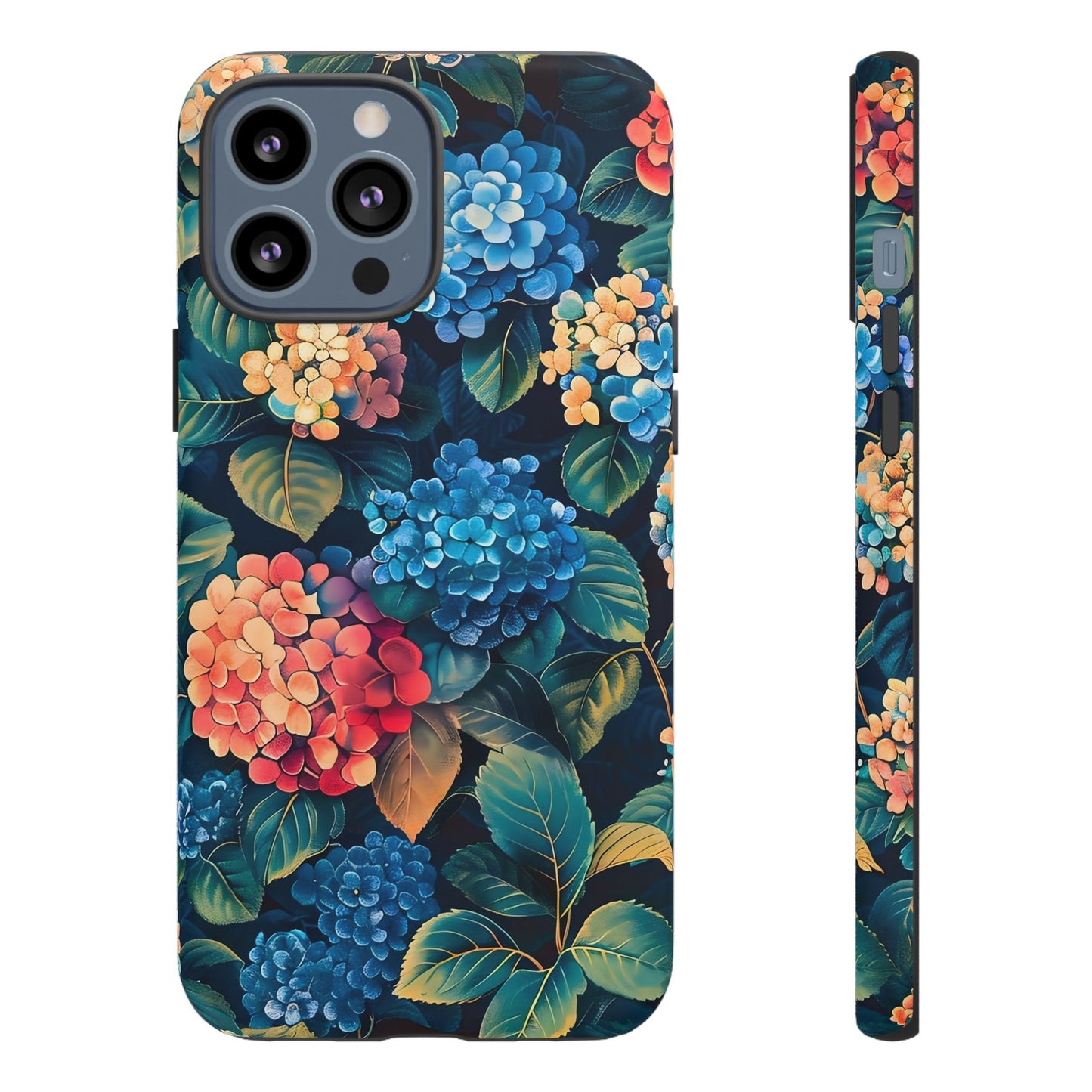 Floral Tough Phone Case, Durable Smartphone Cover, Flower Design, Gift for Her, Stylish Protection