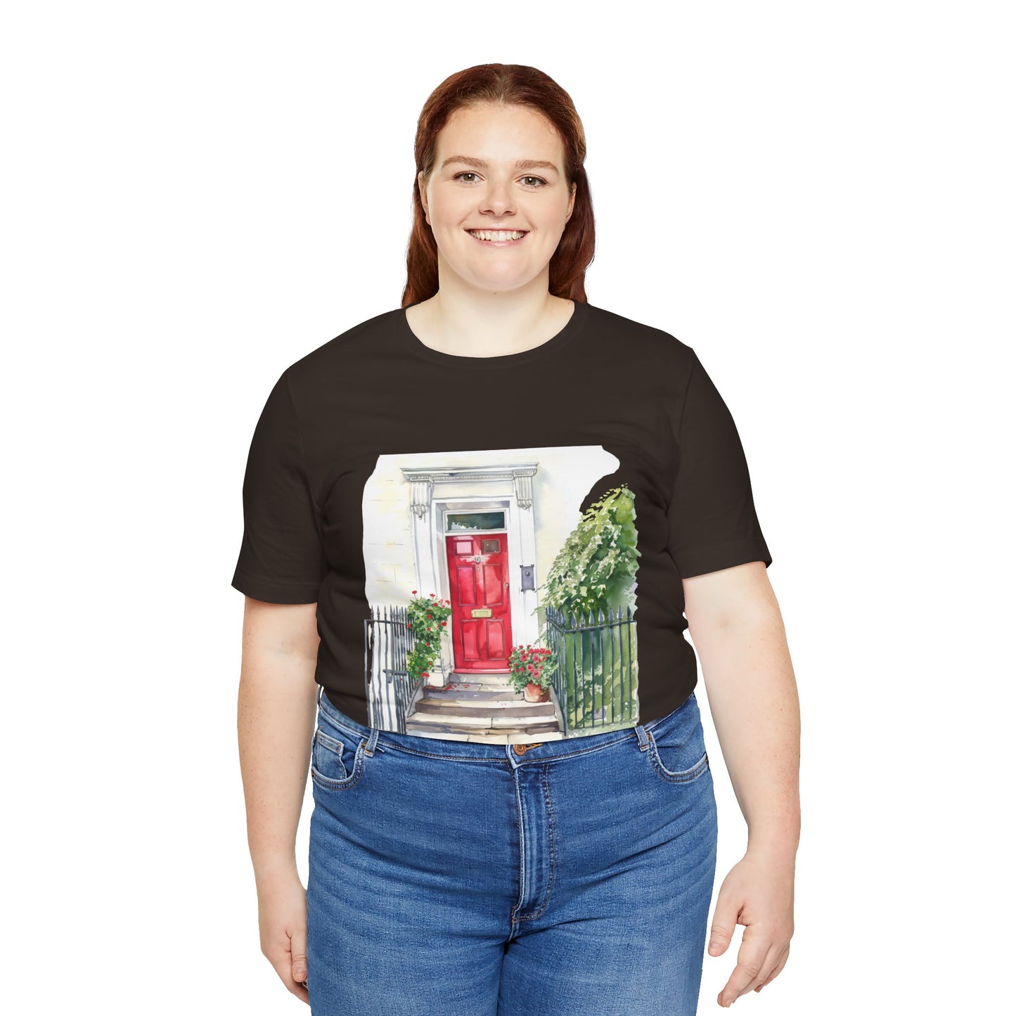 Unisex Jersey Short Sleeve Tee - Greenish British Beauty
