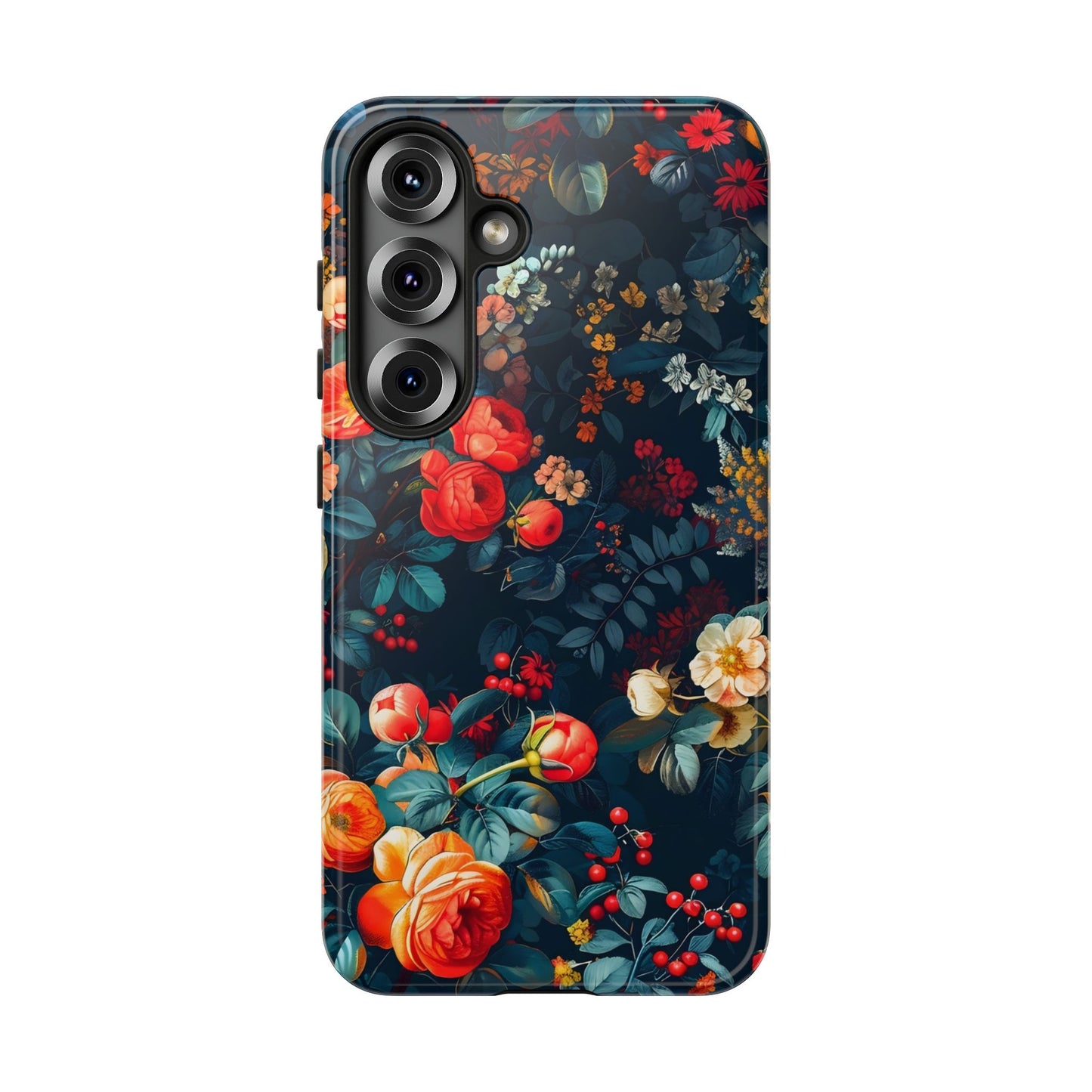 Floral Phone Case - Tough Cases, iPhone Protection, Elegant Floral Design, Gift for Her, Stylish Tech Accessory
