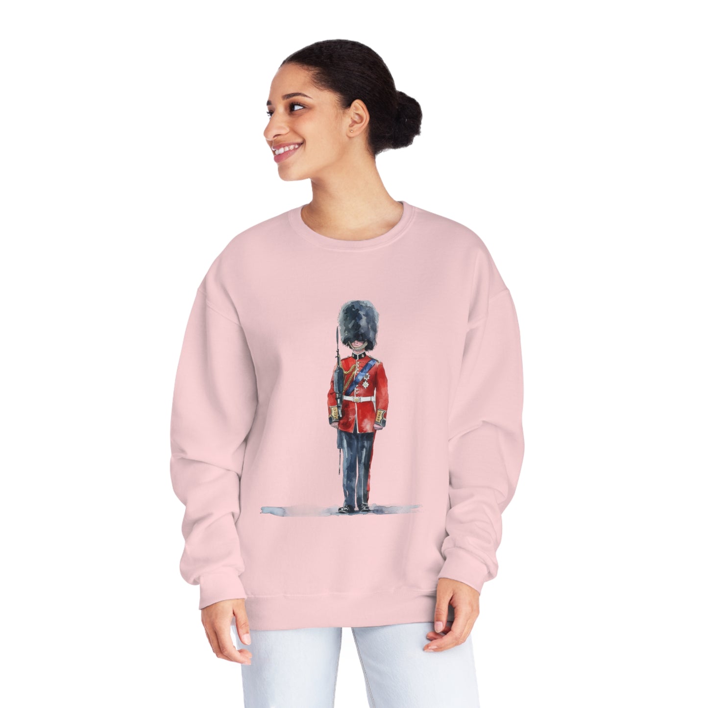 Unisex NuBlend® Crewneck Sweatshirt - British Royal Guard - Iconic Symbol of Tradition and Honor
