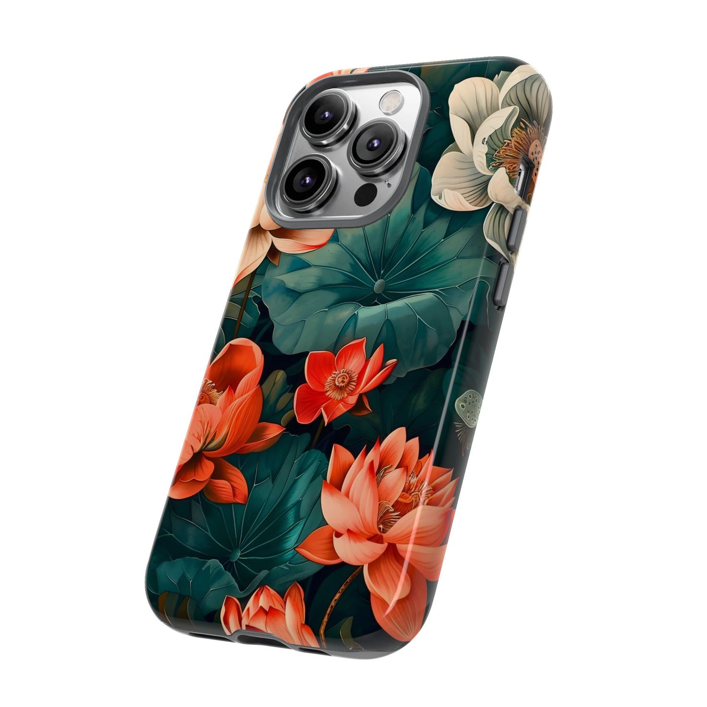 Flower Phone Case, Floral Phone Cover, Tough Case for Floral Lovers, Gift for Her, Stylish Tech Accessories