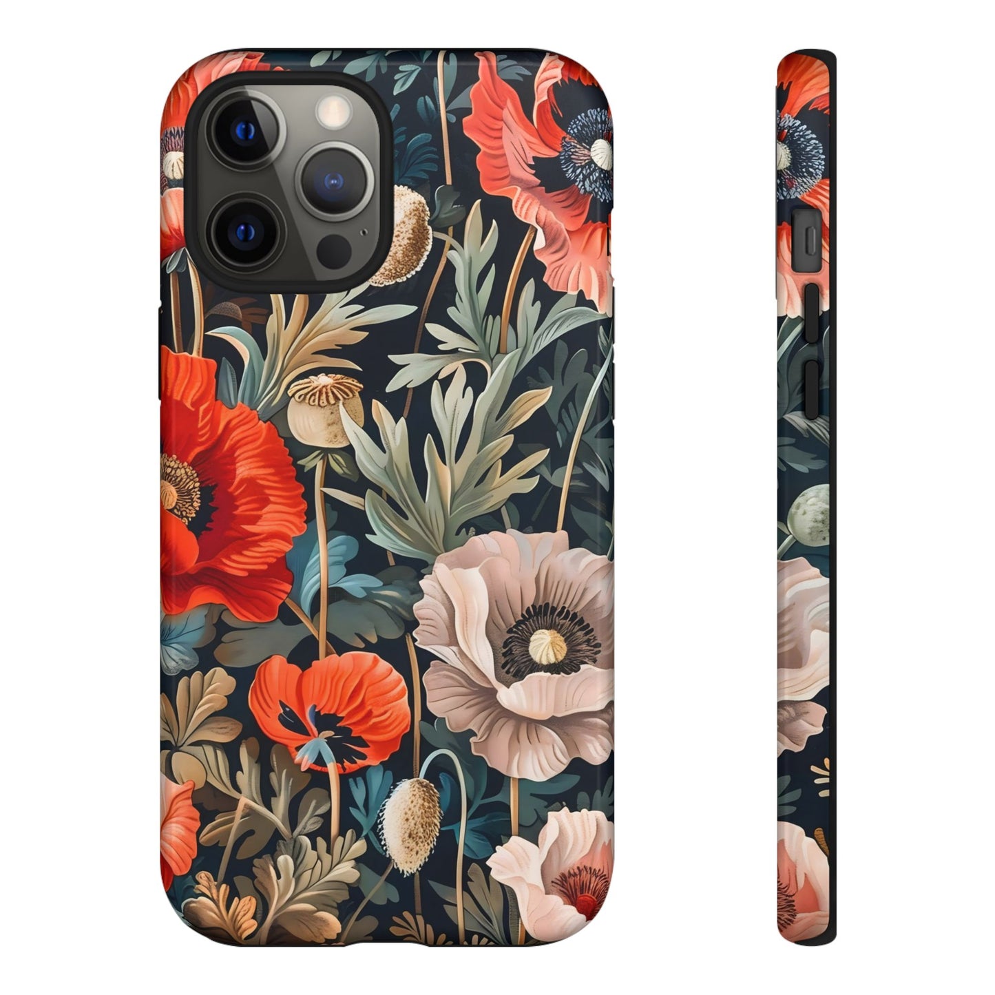 Floral Phone Case - Tough Cases, Flower Design, Chic Tech Accessories, Stylish Gifts, Unique Phone Protectors