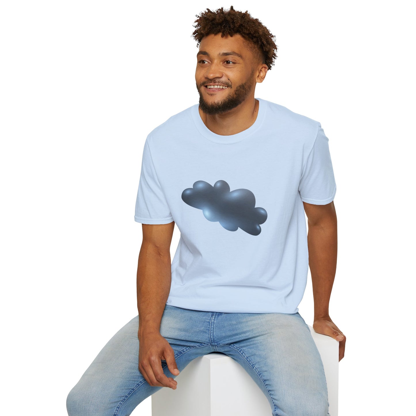Serene Cloudscape Durable Unisex Softstyle T-Shirt