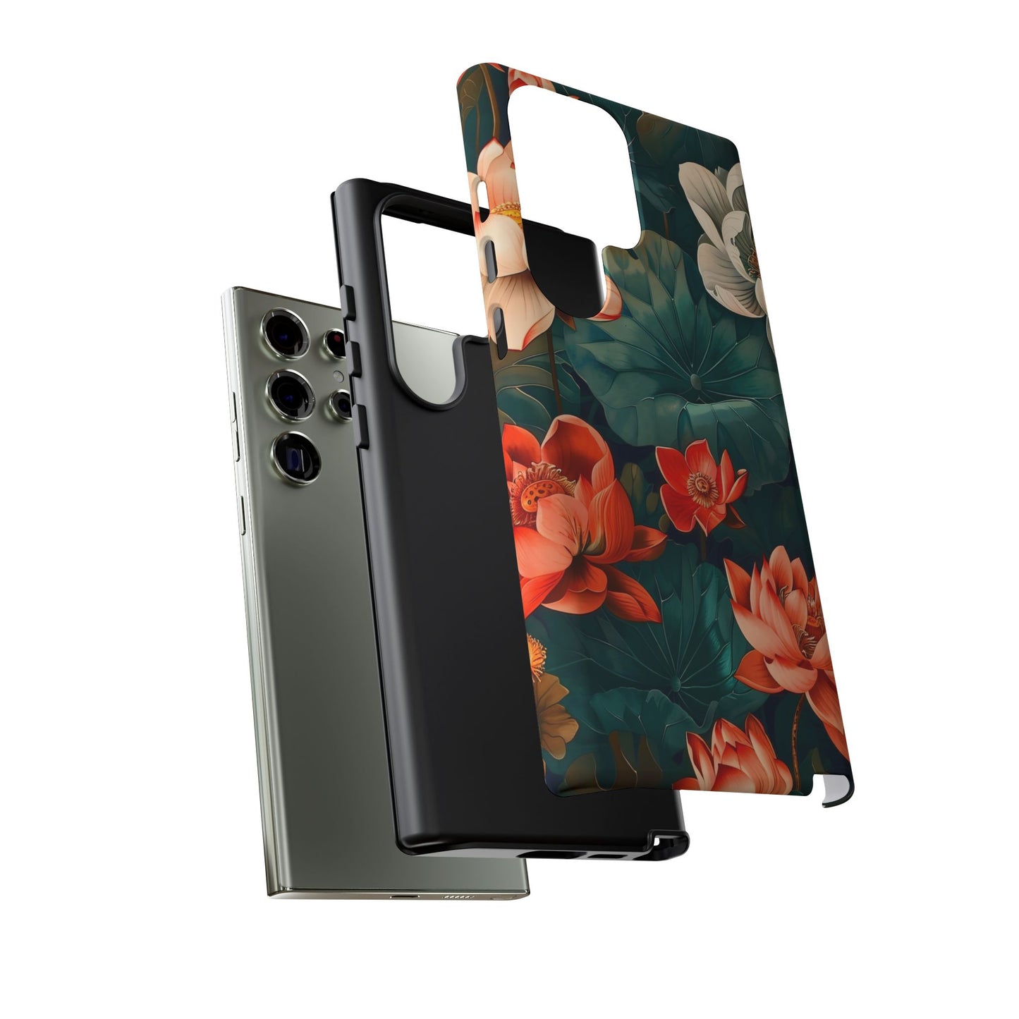 Flower Phone Case, Floral Phone Cover, Tough Case for Floral Lovers, Gift for Her, Stylish Tech Accessories