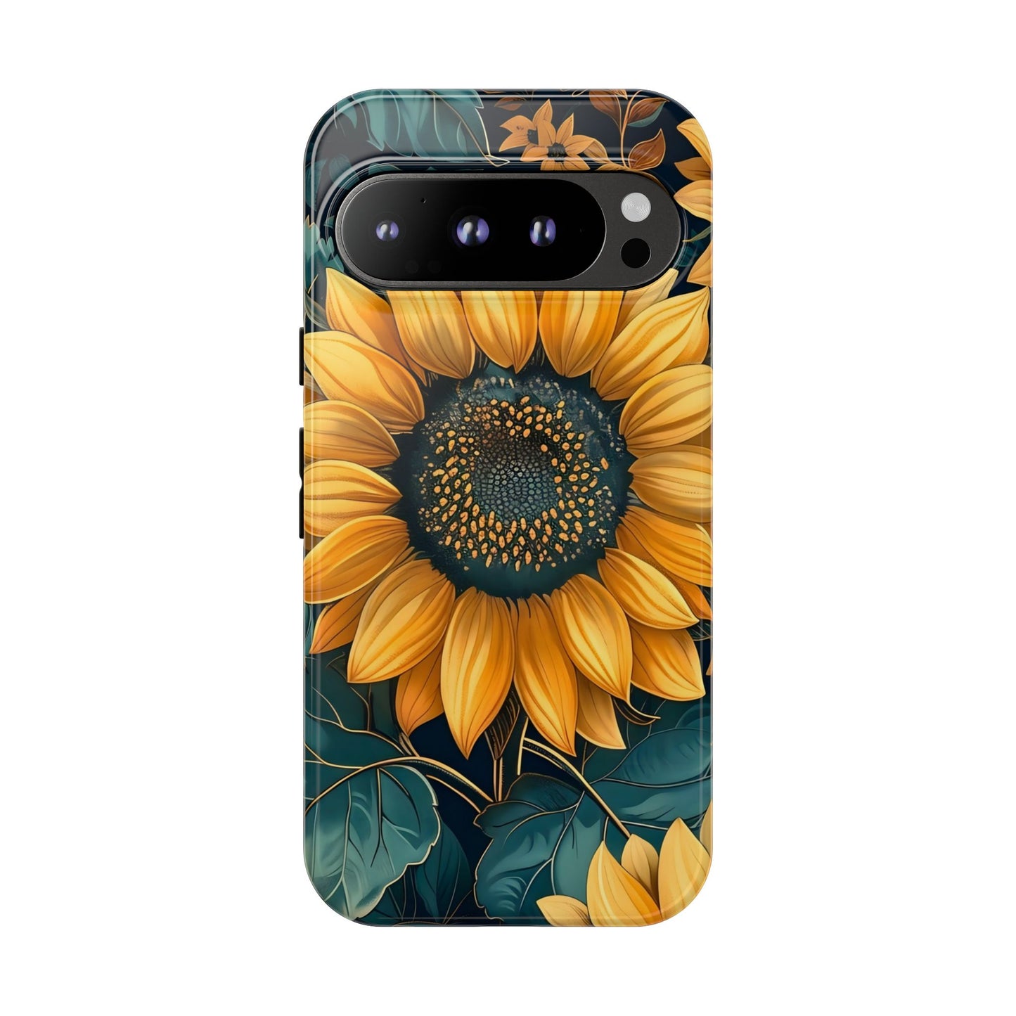 Sunflower Phone Case - Bright Floral Design, Stylish Tough Cover for Sunflower Lovers, Gift for Plant Enthusiasts, Mom Gift, Nature Lovers