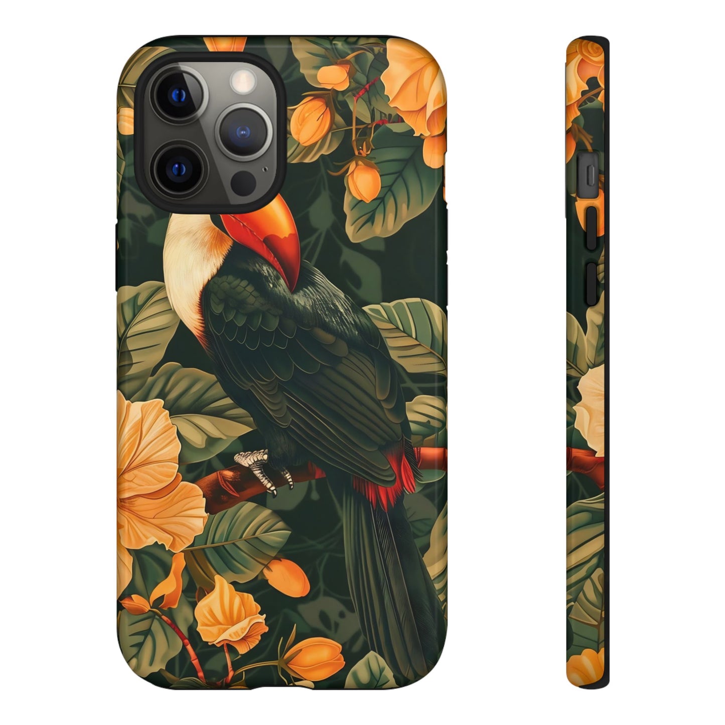 Tropical Toucan Phone Case, Exotic Bird Cover, Nature Lover Gift, Eco-Friendly Design, Customizable Tech Accessory