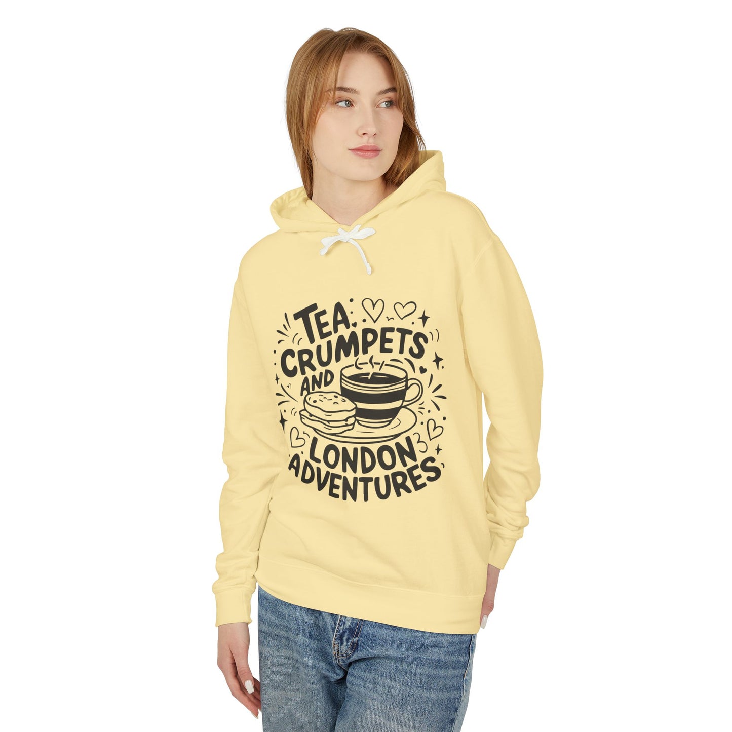 Unisex Lightweight Hooded Sweatshirt - London's Adventures