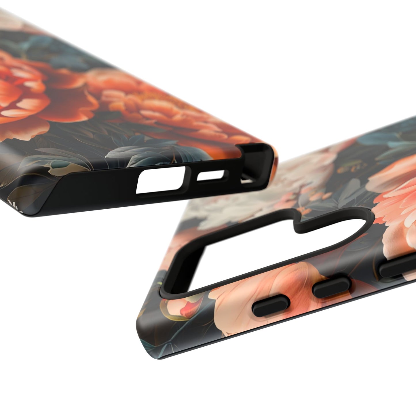 Floral Phone Case - Tough Cases, Durable Cover, Flower Design, Unique Gift, Phone Accessories