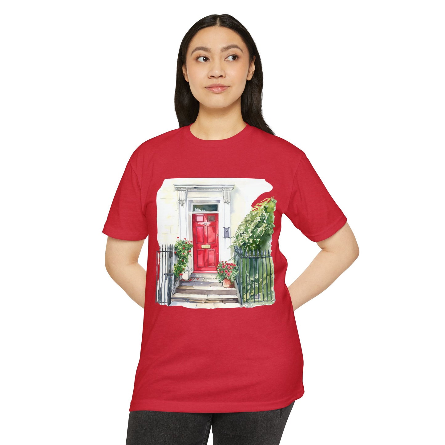 Unisex CVC Jersey T-shirt - Scenic Landscapes and Natural Beauty