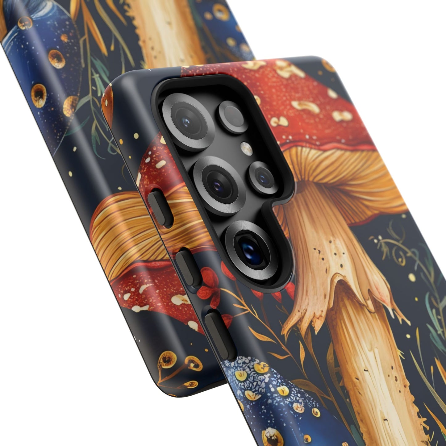 Mushroom Phone Case with Nature Design, Tough Phone Cover, Eco-Friendly Case, Gift for Nature Lovers, Unique Phone Accessory