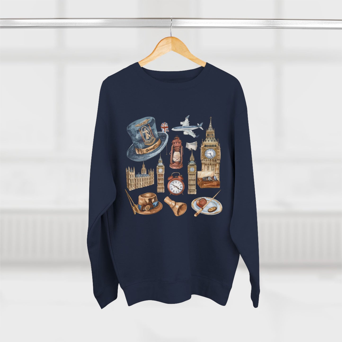 Unisex Crewneck Sweatshirt - Trendy London Icons