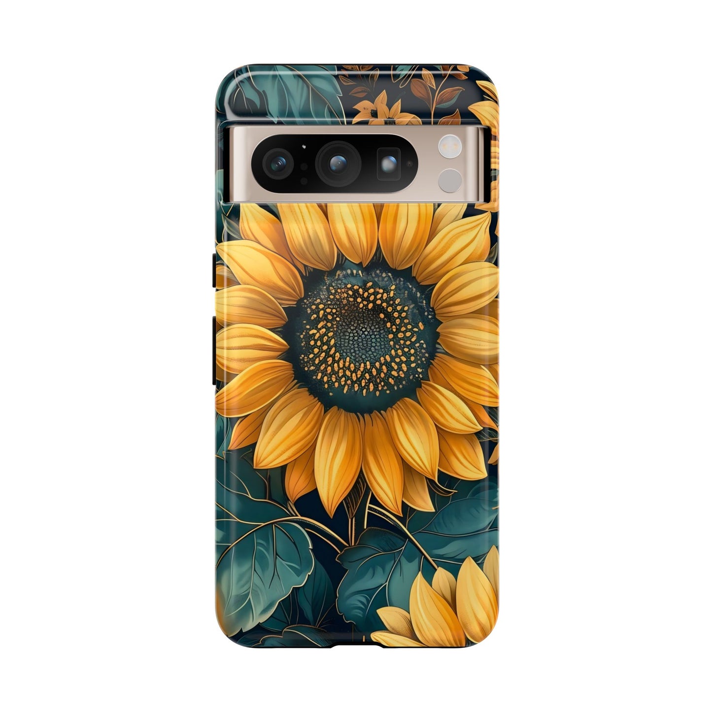 Sunflower Phone Case - Bright Floral Design, Stylish Tough Cover for Sunflower Lovers, Gift for Plant Enthusiasts, Mom Gift, Nature Lovers