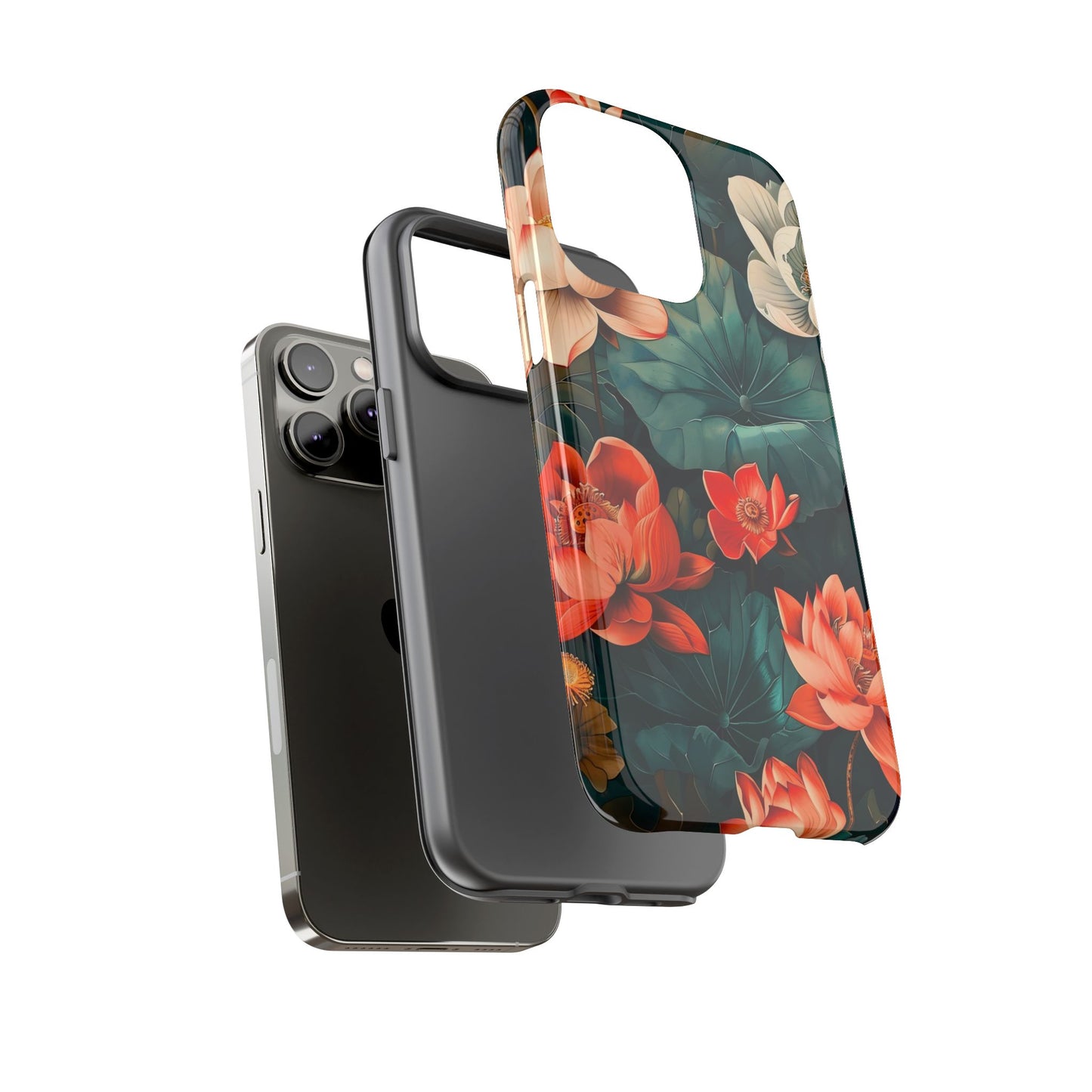Flower Phone Case, Floral Phone Cover, Tough Case for Floral Lovers, Gift for Her, Stylish Tech Accessories