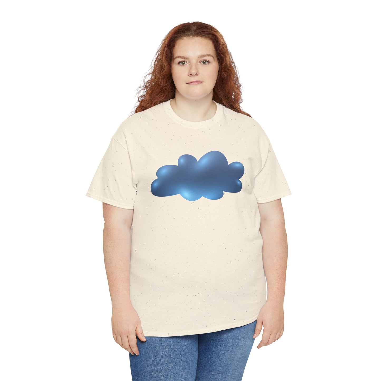 Unisex Heavy Cotton Tee - Serene Cloudscape