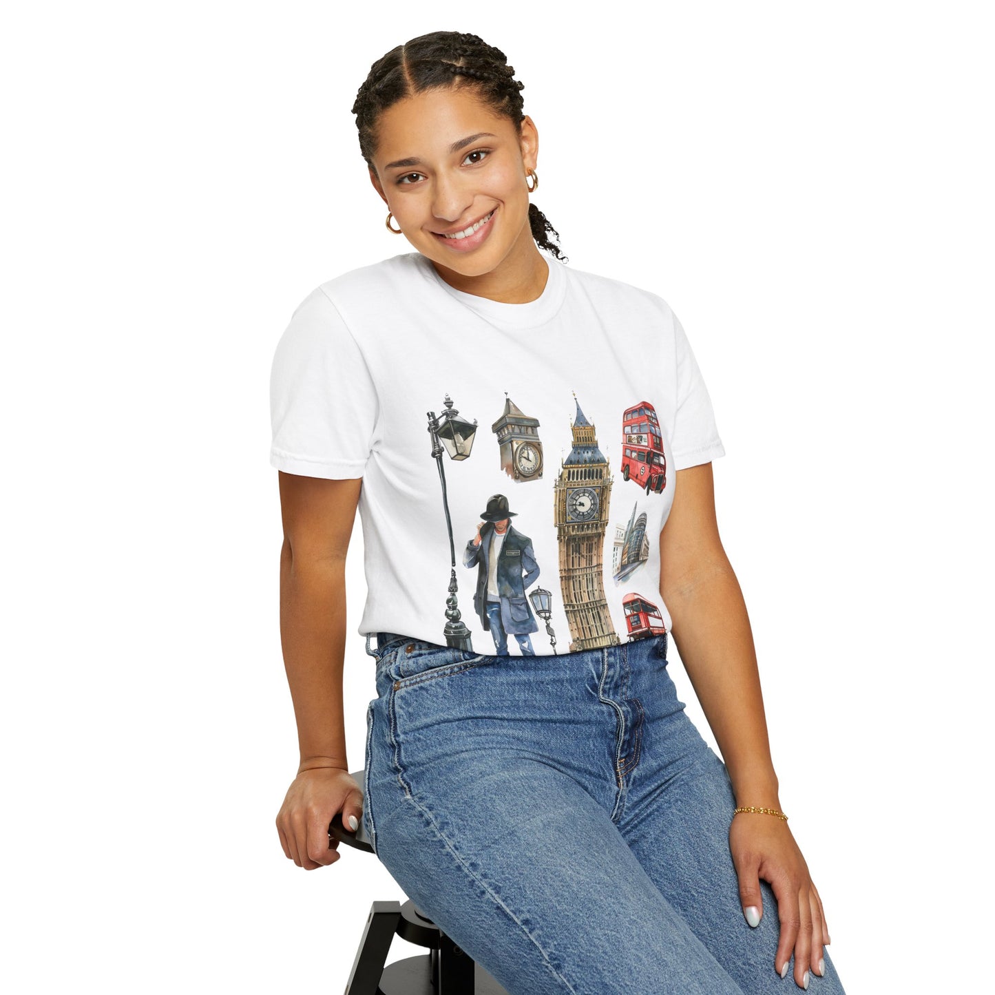 Unisex Garment-Dyed T-shirt - British Pride - England’s Most Famous Icons