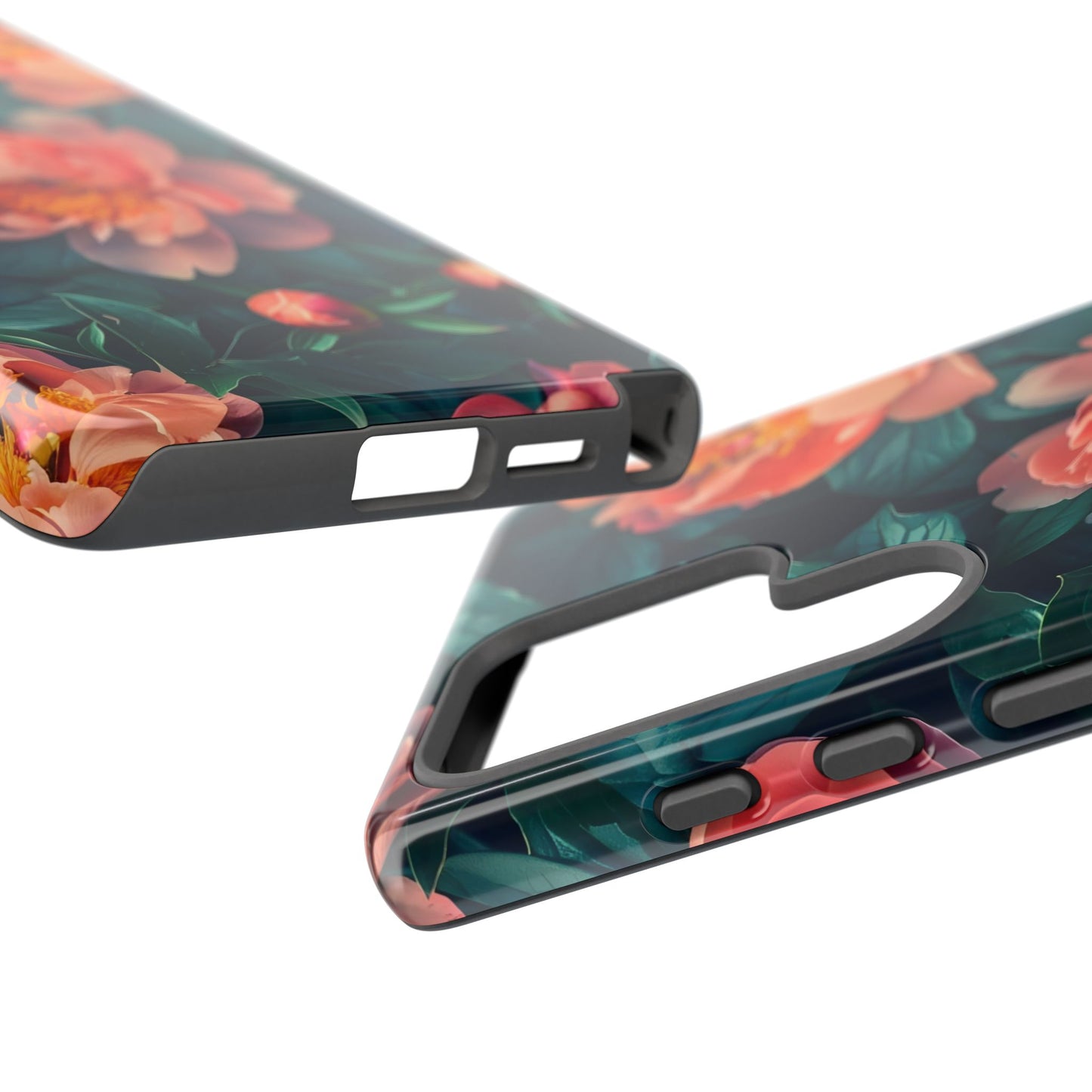 Floral Phone Case - Tough Cases, Flower Design, Botanical Art, Phone Accessory, Gift for Her, Nature Lovers