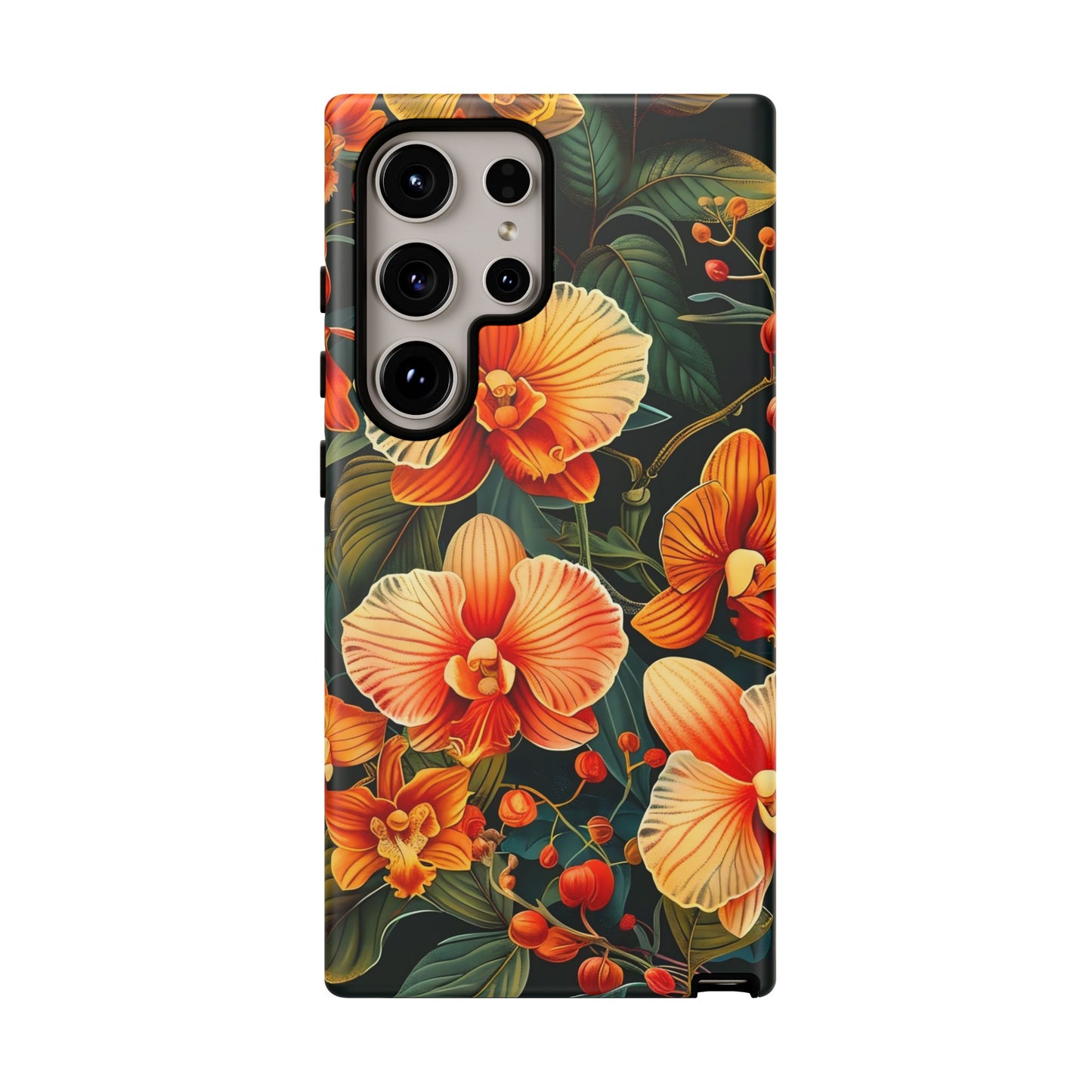 Floral Phone Case - Tough Cases, Protective Cover, Gift for Her, Smartphone Accessory, Floral Design, Nature-Inspired