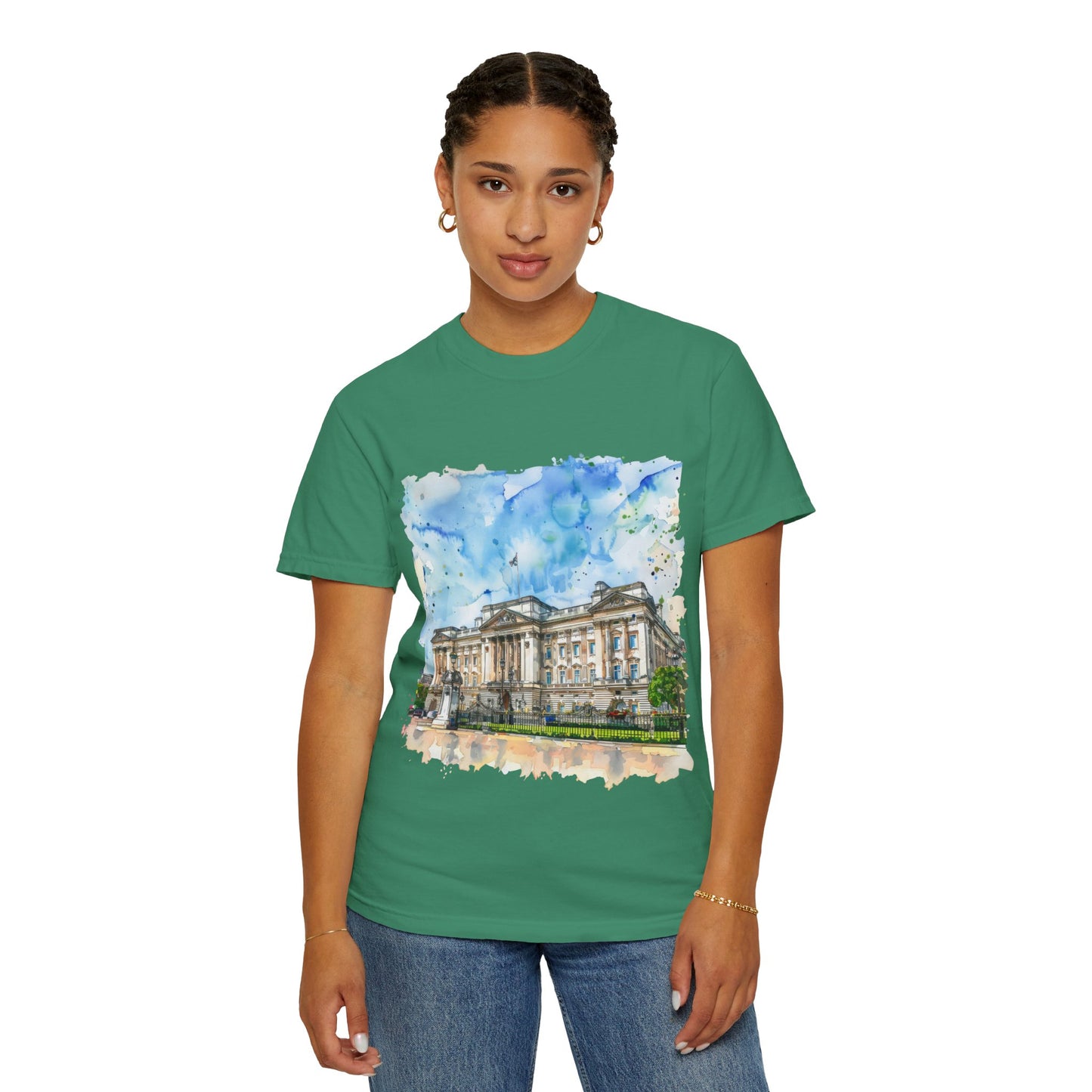 Unisex Garment-Dyed T-shirt - England Aesthetics - Embracing Classic British Charm and Style