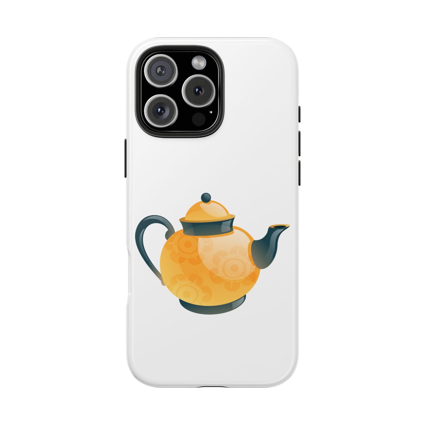 Colorful Teapot Phone Case, Quirky Cell Phone Cover, Unique Gift for Tea Lovers, Stylish Protection, Fun Phone Accessories