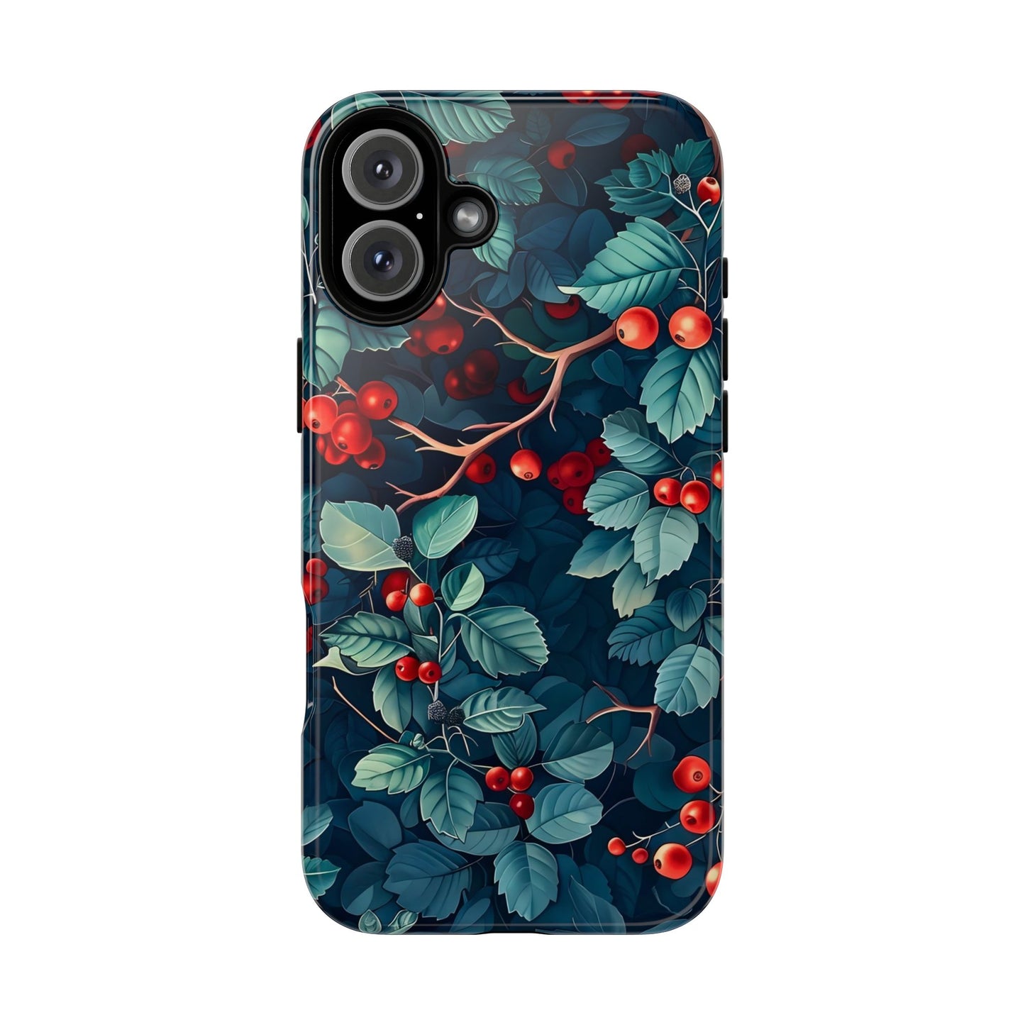 Berry Blossom Phone Case - Nature Lover's Gift, Floral Design, Cute Accessory for Spring, Unique Tech Cover, Perfect for Holidays