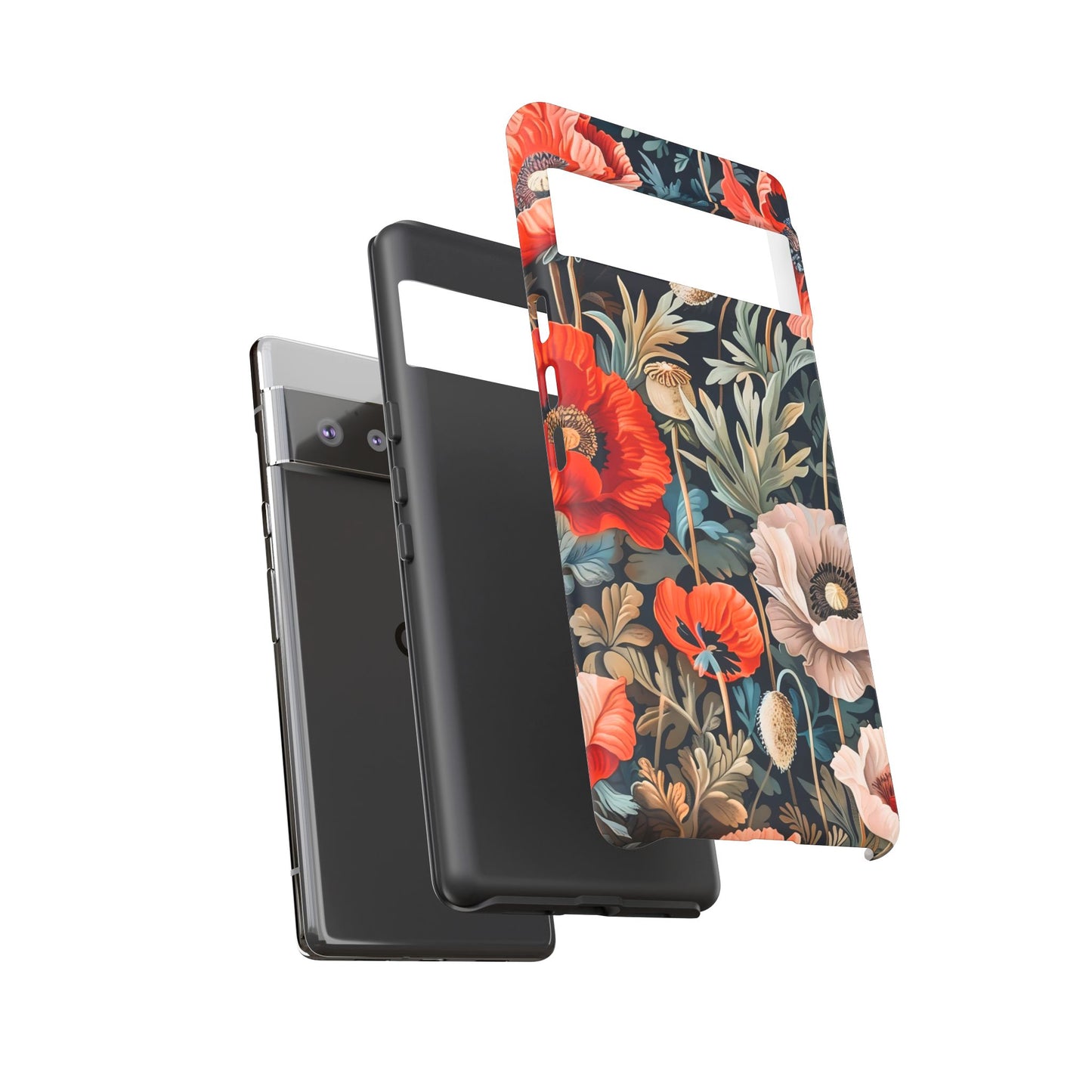 Floral Phone Case - Tough Cases, Flower Design, Chic Tech Accessories, Stylish Gifts, Unique Phone Protectors