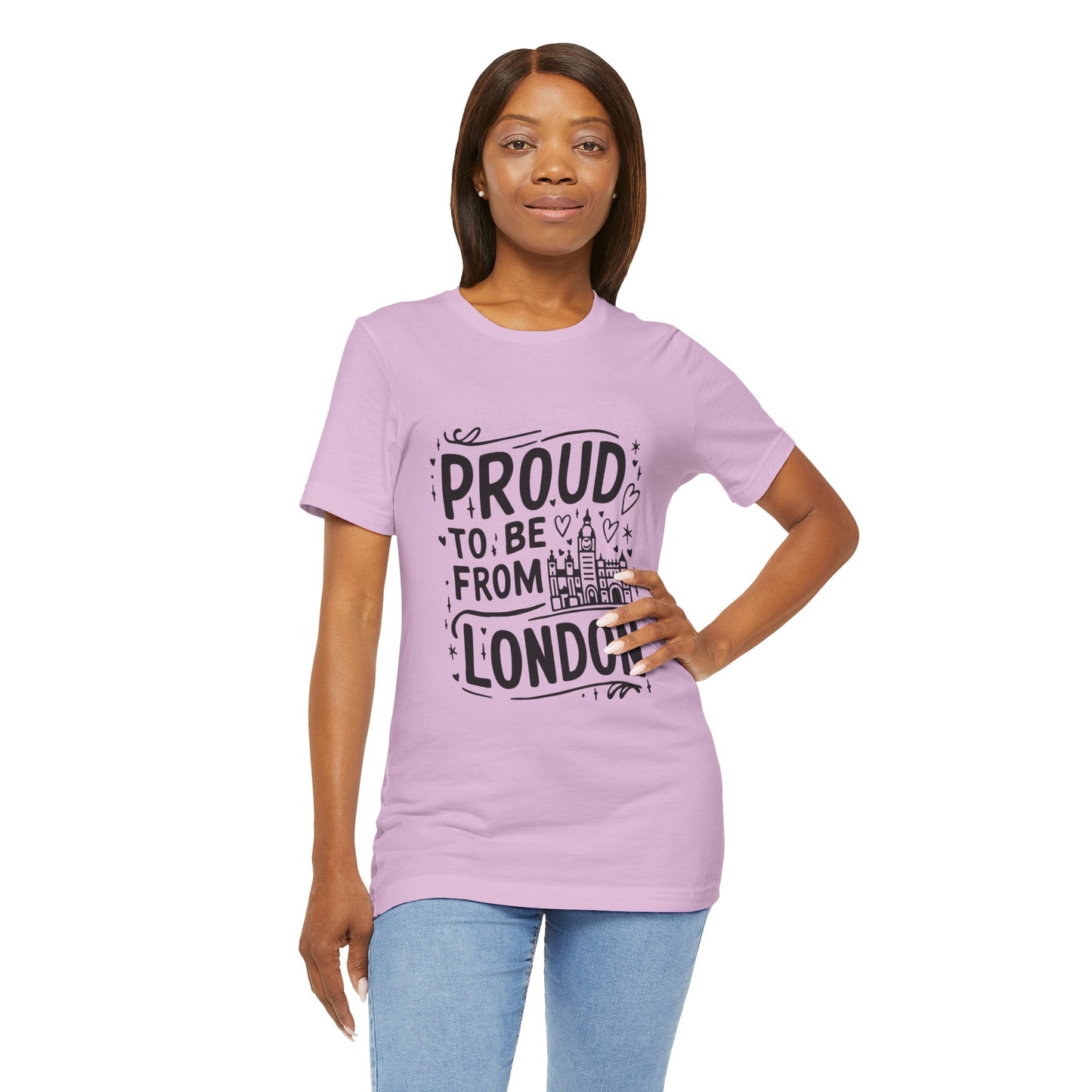 Unisex Jersey Short Sleeve Tee - Proud to be from London