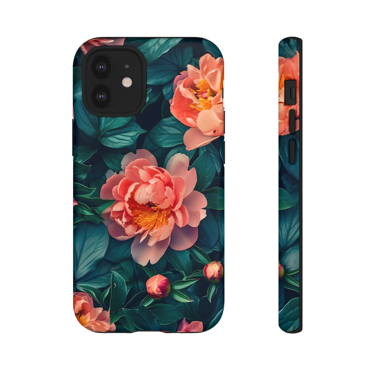 Floral Phone Case - Tough Cases, Flower Design, Botanical Art, Phone Accessory, Gift for Her, Nature Lovers