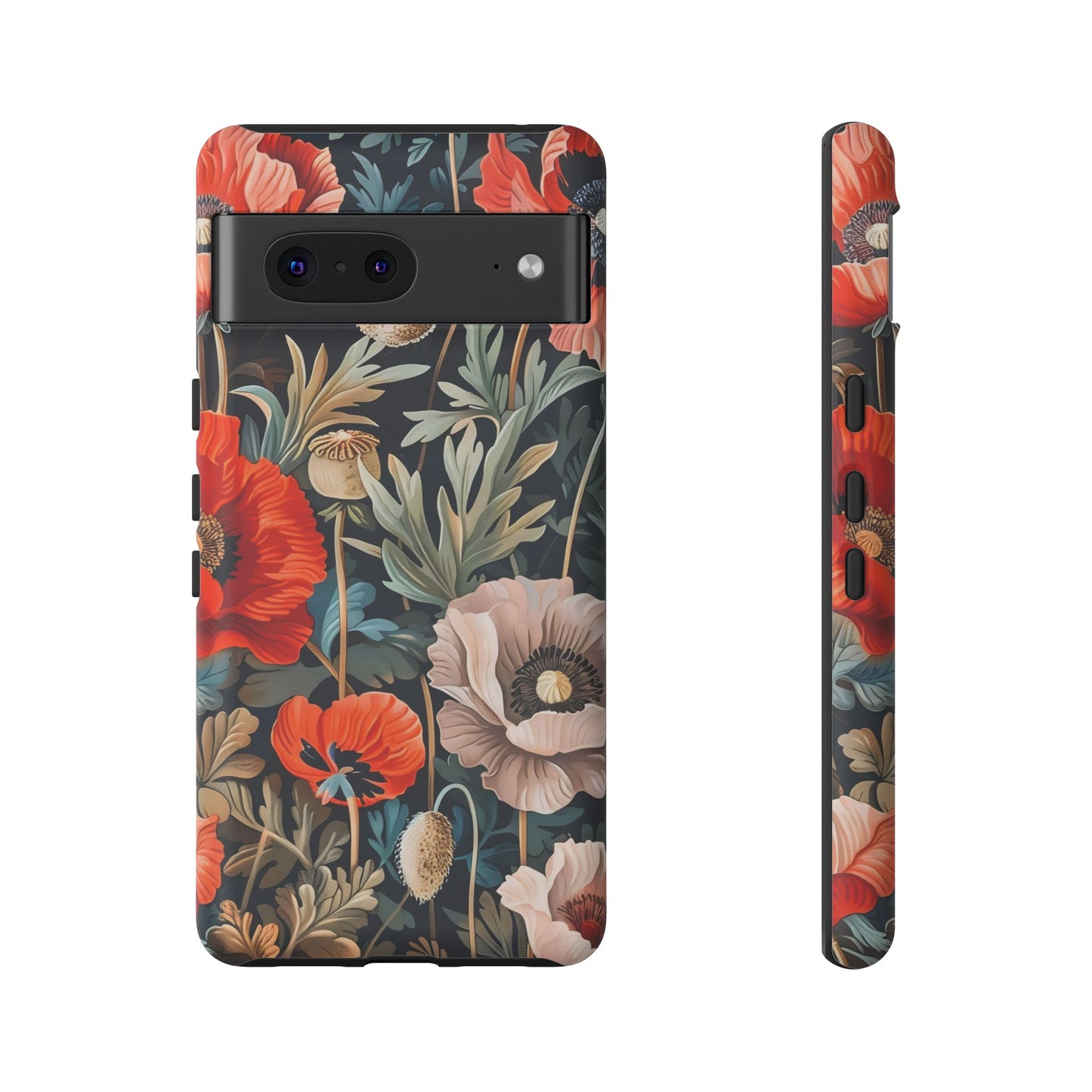 Floral Phone Case - Tough Cases, Flower Design, Chic Tech Accessories, Stylish Gifts, Unique Phone Protectors
