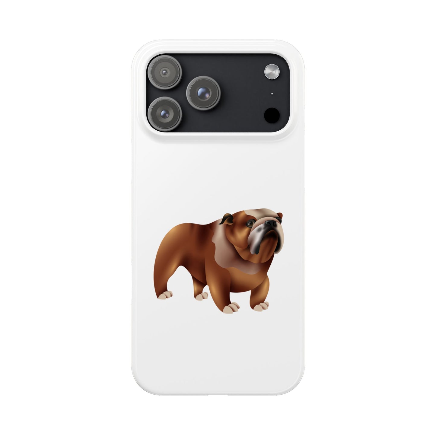 Bulldog Slim Phone Cases, Dog Lover Gift, Cute Phone Cover, Pet Theme Case, Birthday Gift for Dog Owners