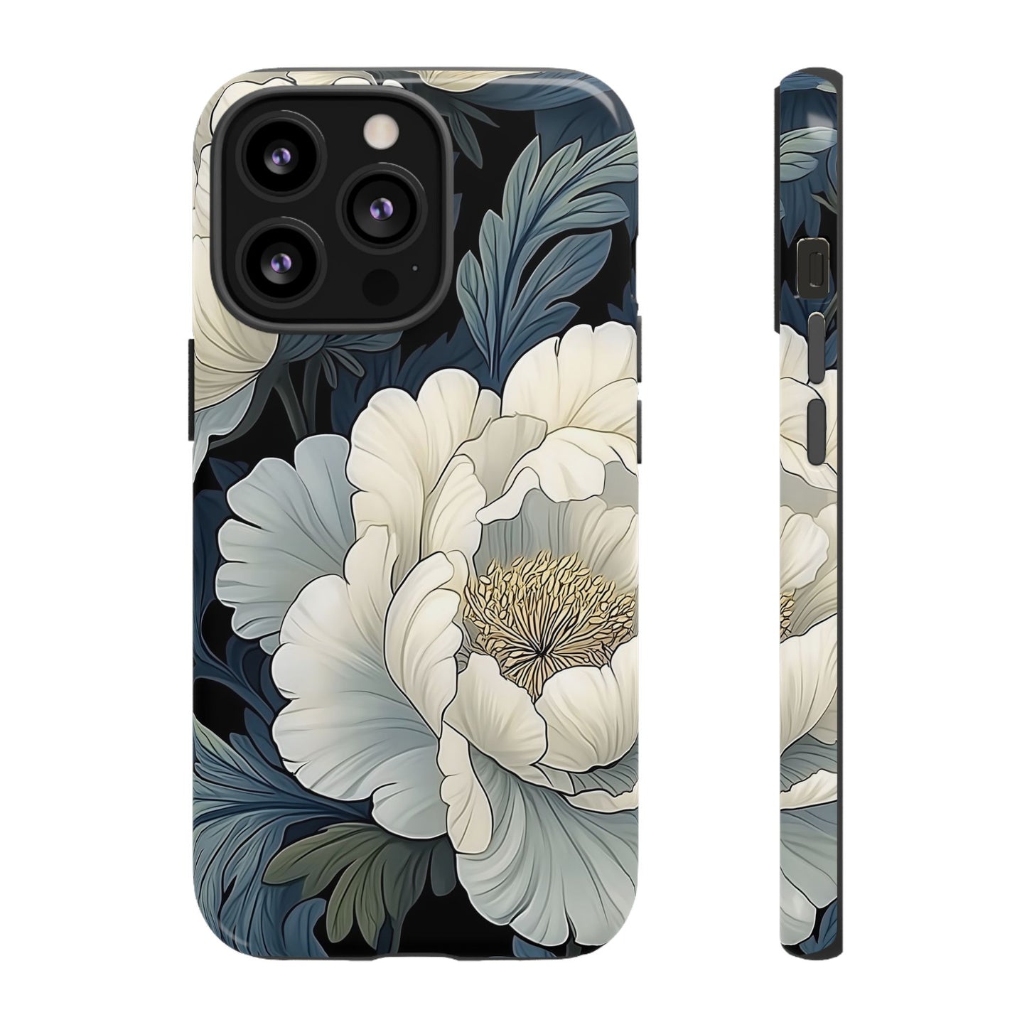 Floral Phone Case - Elegant Tough Cases for Nature Lovers, Stylish Protective Cover for Gifts, Birthdays, Mom's Day, Floral Design