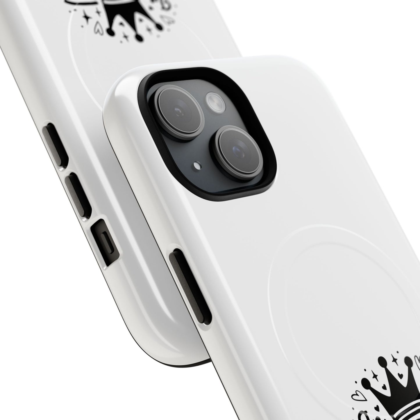 King's Neighbor Tough Magnetic Phone Case, London Style Case, Durable Phone Cover, Gift for Travelers, Black White Phone Accessory
