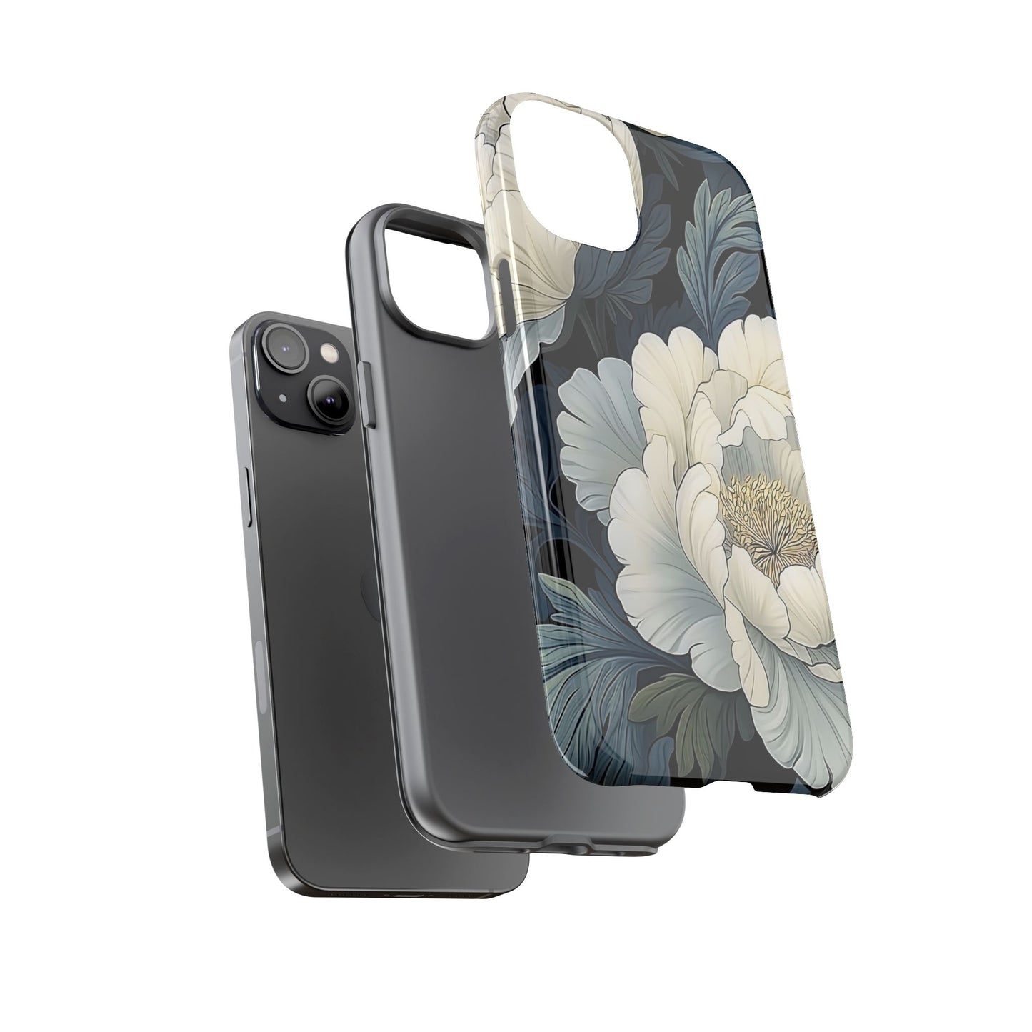 Floral Phone Case - Elegant Tough Cases for Nature Lovers, Stylish Protective Cover for Gifts, Birthdays, Mom's Day, Floral Design