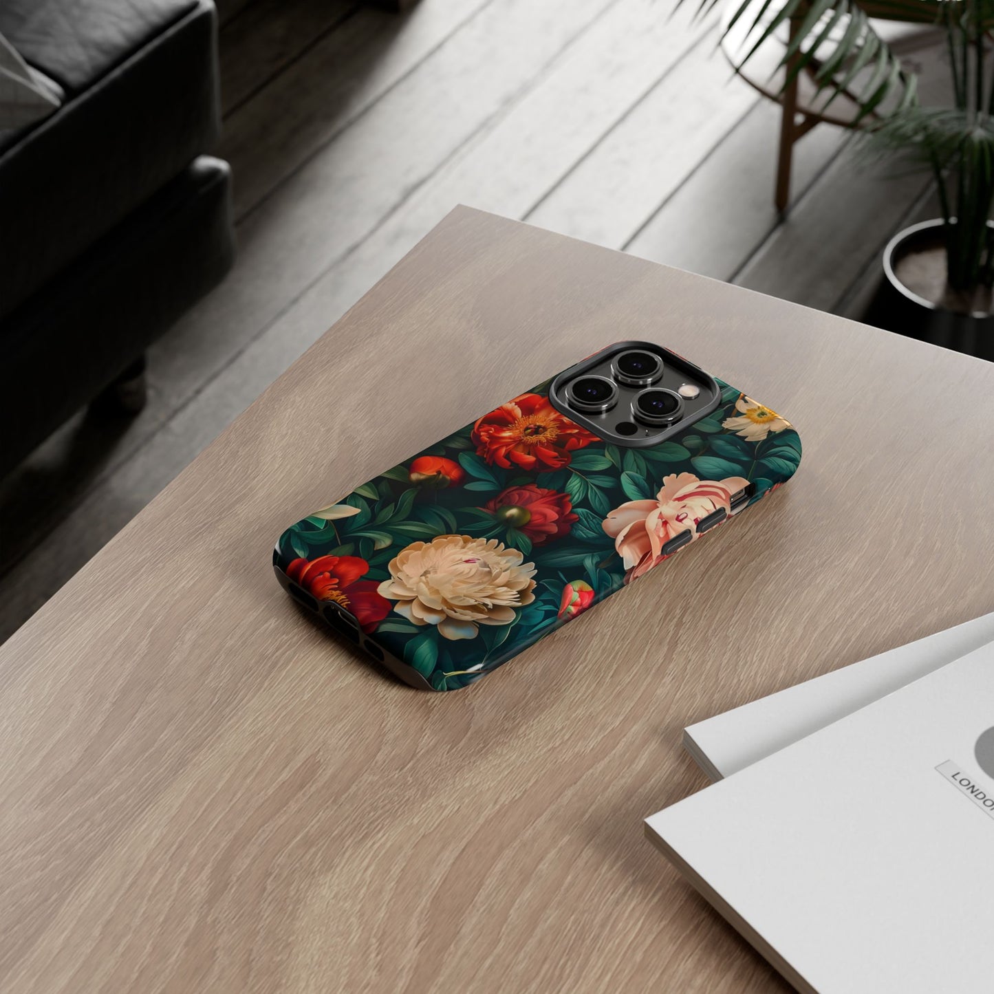 Floral Phone Case - Tough Cases, Vibrant Protection, Gift for Her, Cute Floral Design, Trendy Accessory, Perfect for Spring