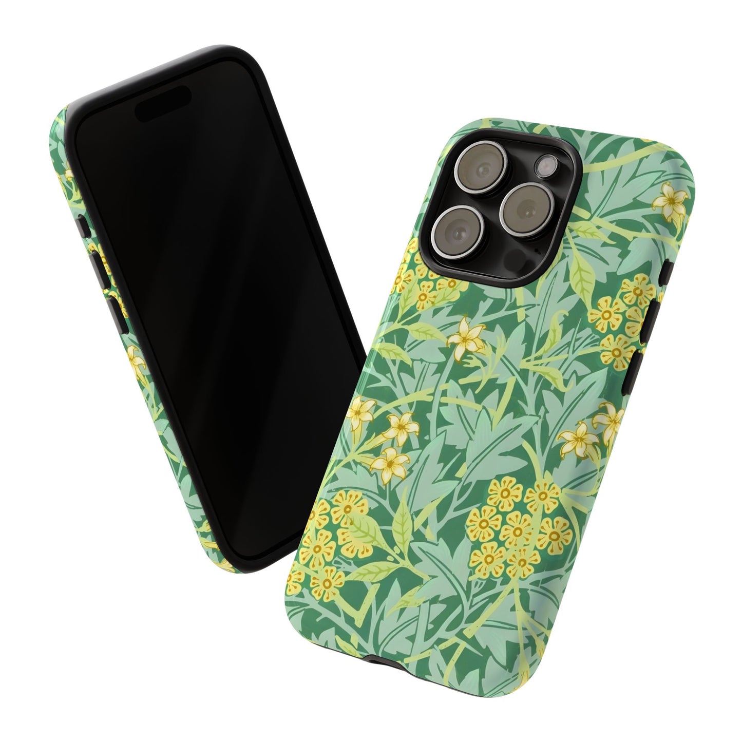 Tough Cases Organic Floral Phone Case, Stylish iPhone Cover, Eco-Friendly Gift, Nature Lover Accessory, Spring Decor, Unique Phone Protector