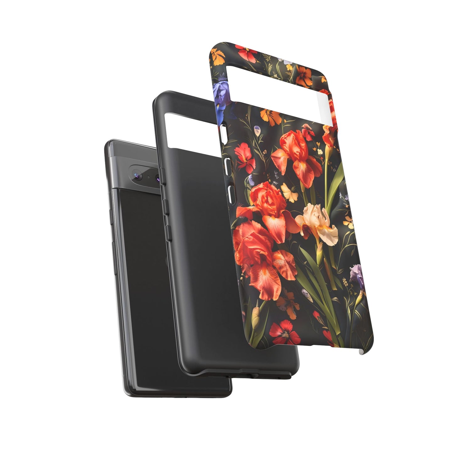 Floral Tough Case for Phone, Durable Protective Phone Cover, Gift for Flower Lovers, Phone Accessories, Spring Vibes
