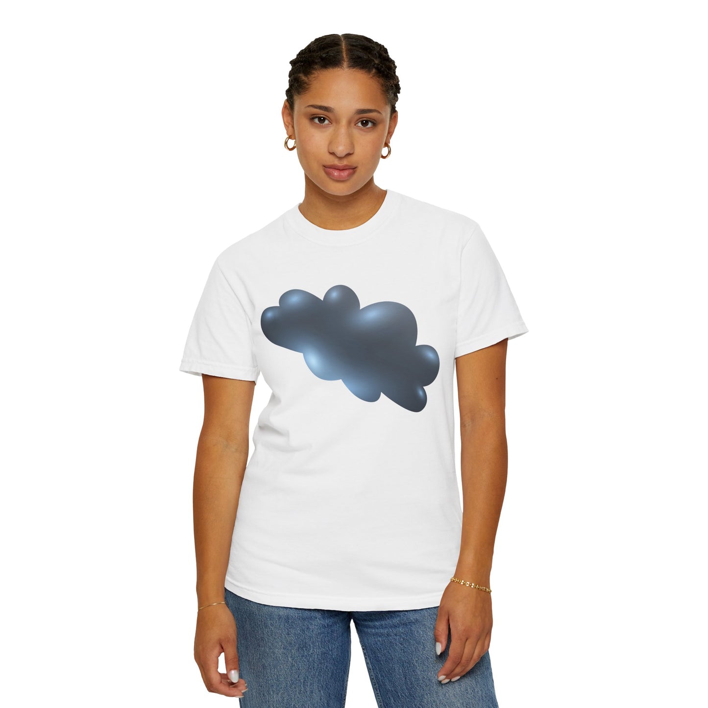 Unisex Garment-Dyed T-shirt - Serene Cloudscape - Dreamy Cloud Design