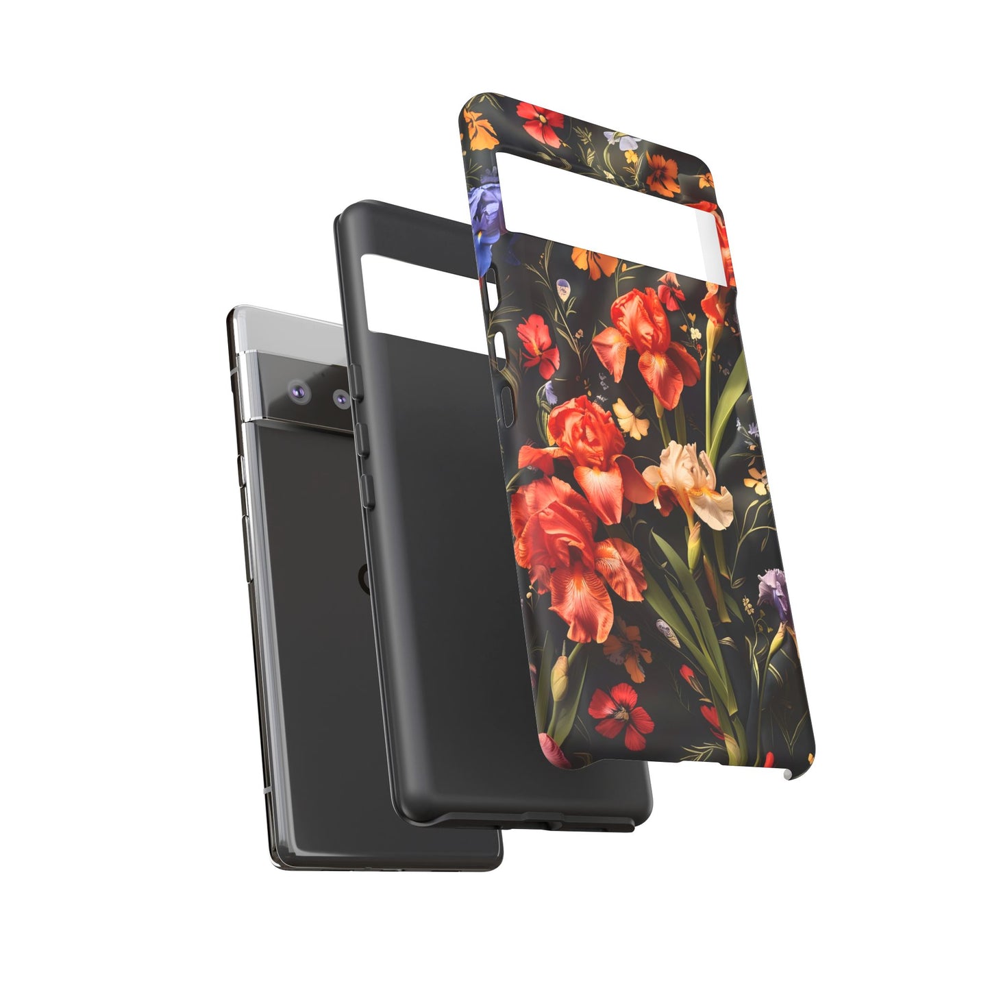 Floral Tough Case for Phone, Durable Protective Phone Cover, Gift for Flower Lovers, Phone Accessories, Spring Vibes