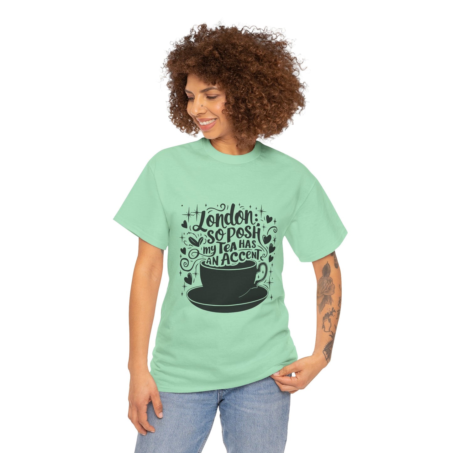 Unisex Heavy Cotton Tee - London's Nostalgic Tea