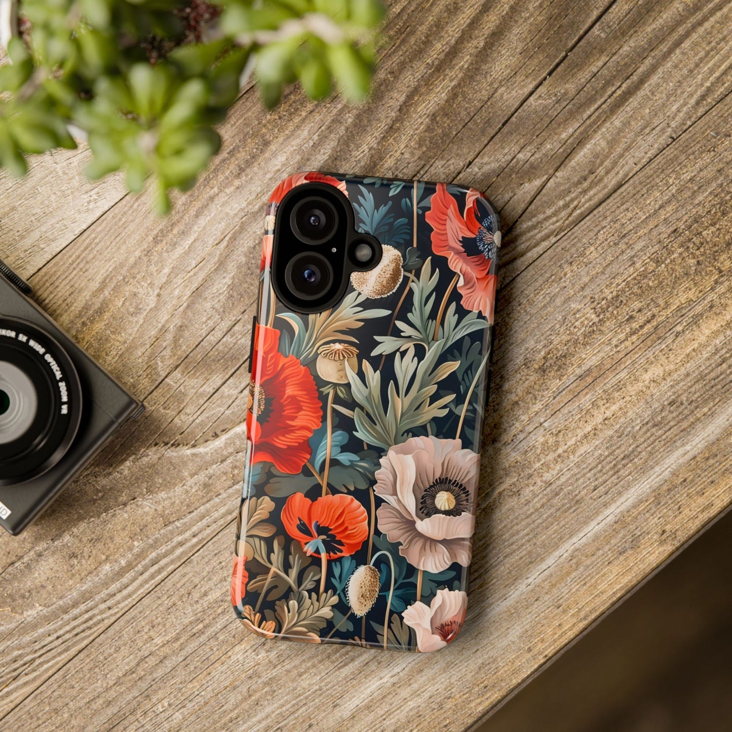 Floral Phone Case - Tough Cases, Flower Design, Chic Tech Accessories, Stylish Gifts, Unique Phone Protectors