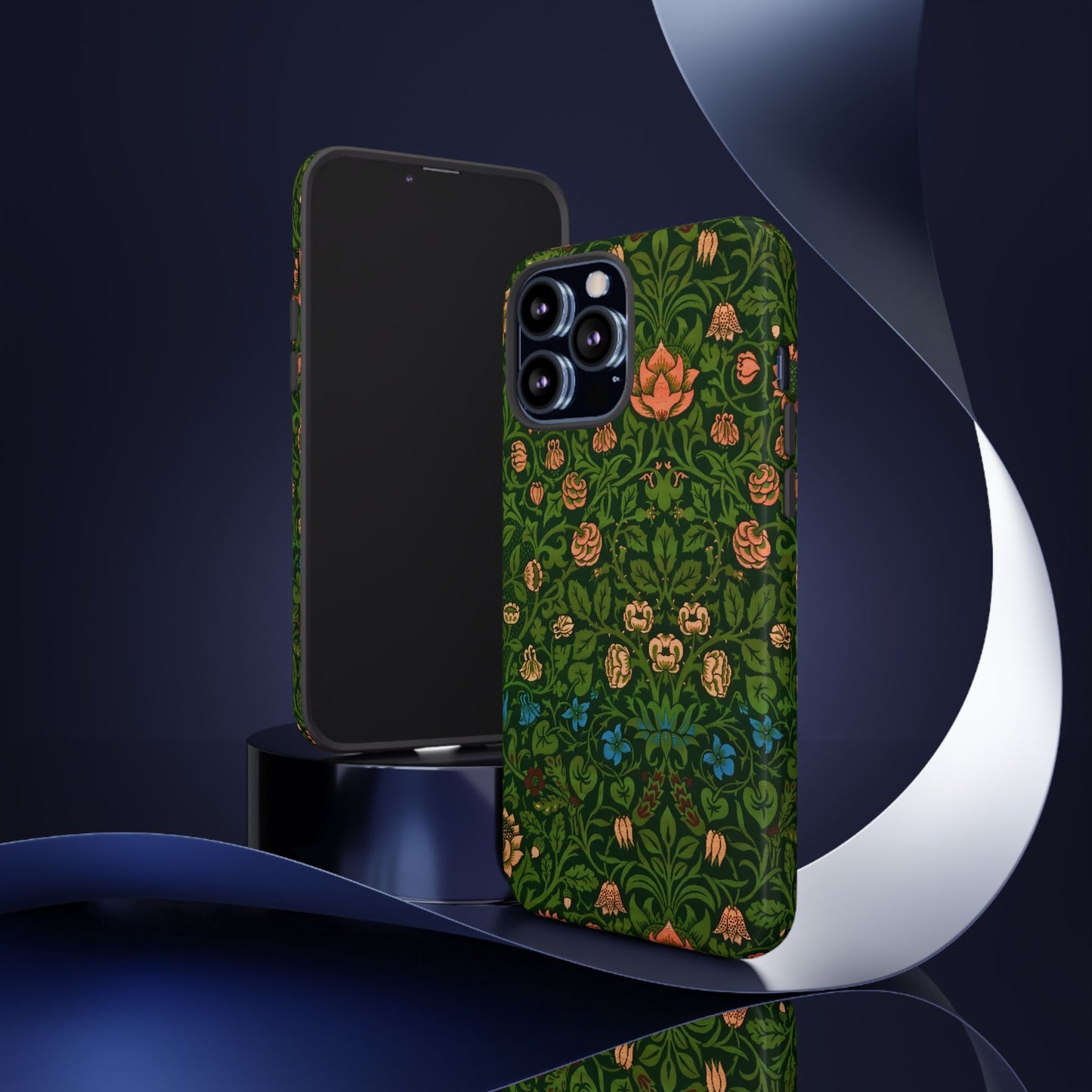 Crimson Leaf Whirl – Phone Case - Tough Cases