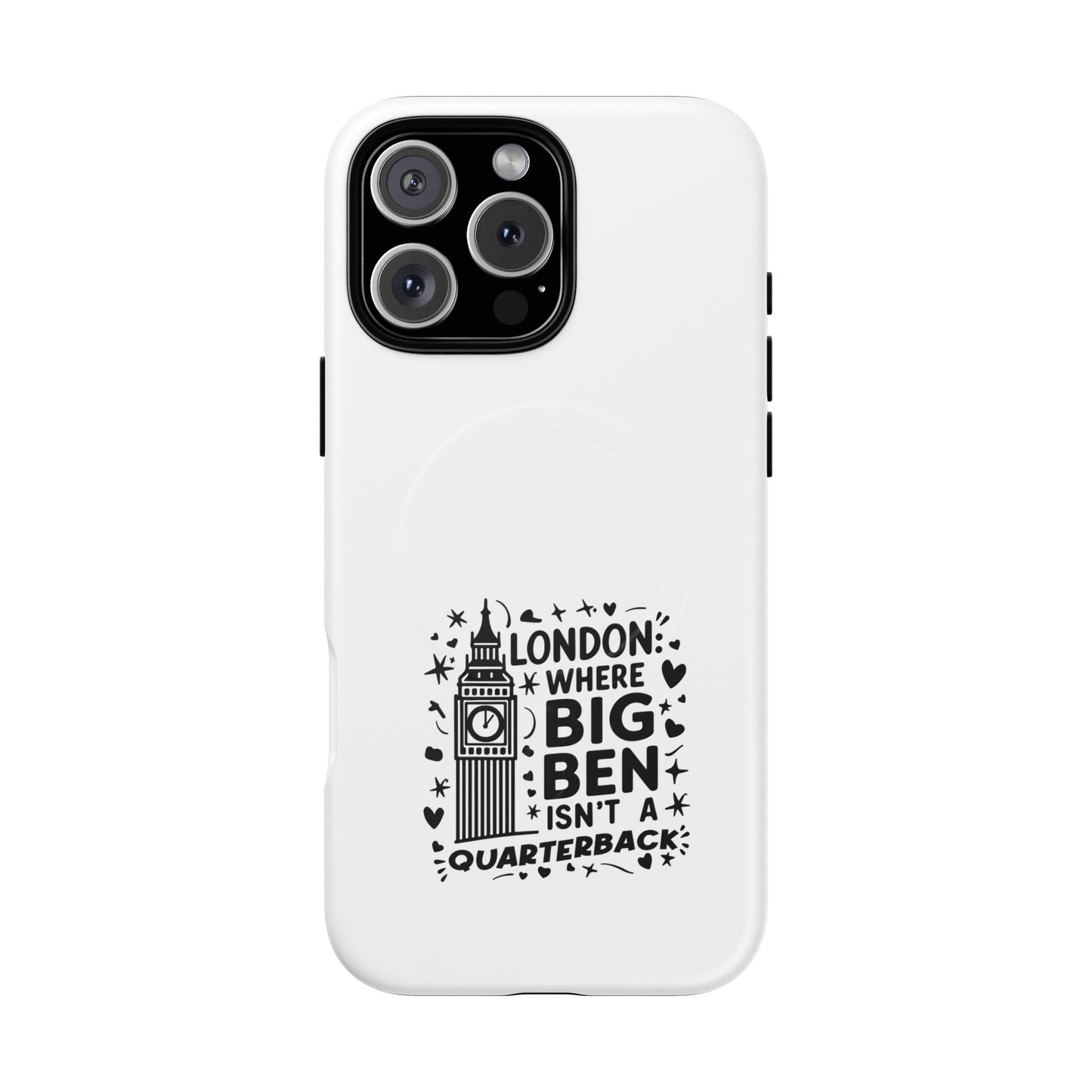 Magnetic Phone Case - London Big Ben Design, Protective Cover, Gift for Travelers, Trendy Accessory, Unique Phone Case