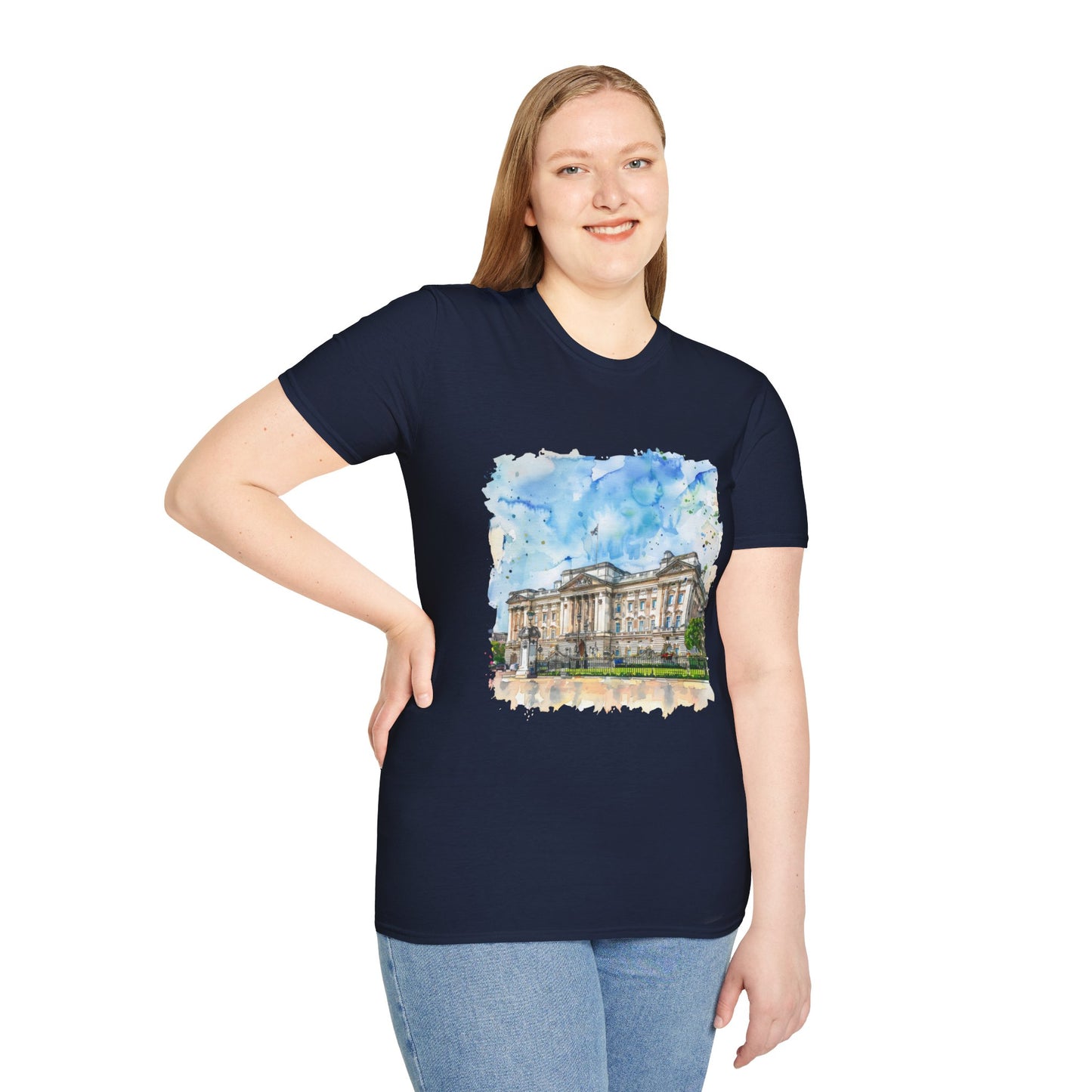 Unisex Softstyle T-Shirt - England Aesthetics - Embracing Classic British Charm